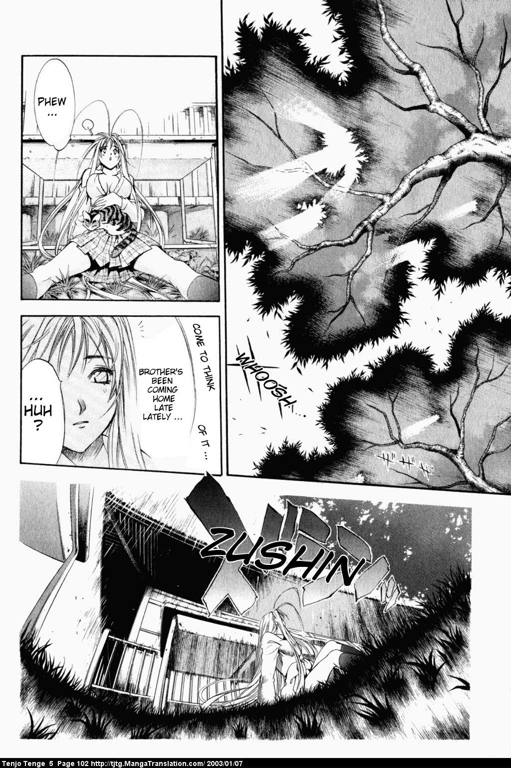 Halaman dari Tenjou Tenge Chapter 30