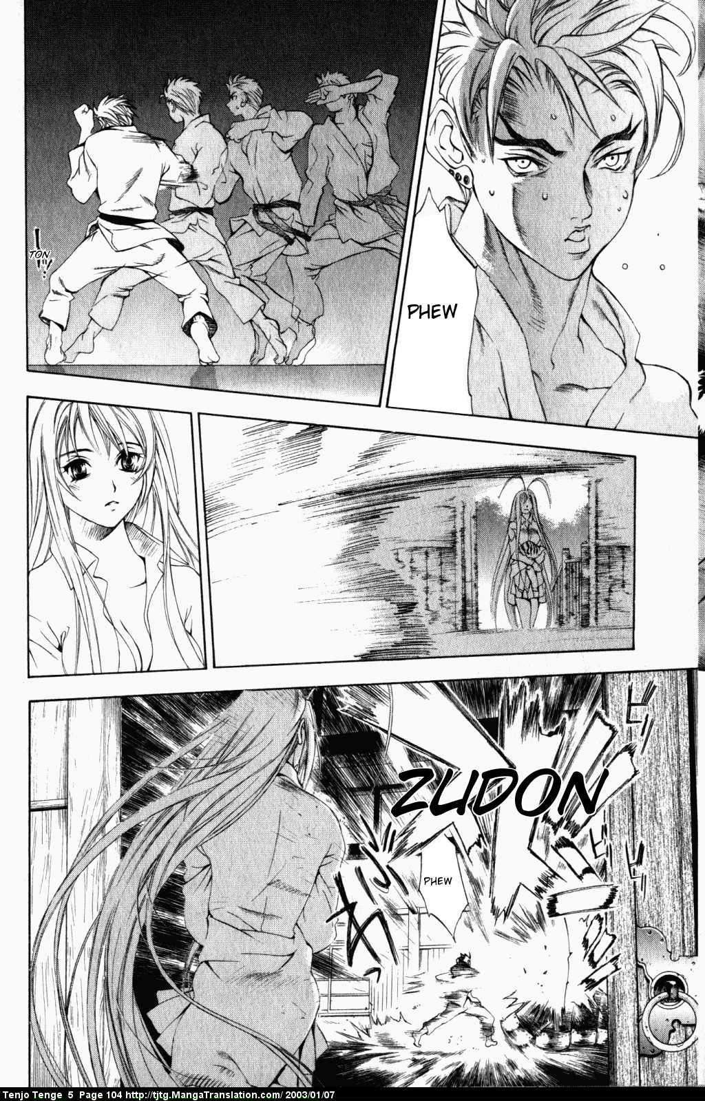 Halaman dari Tenjou Tenge Chapter 30