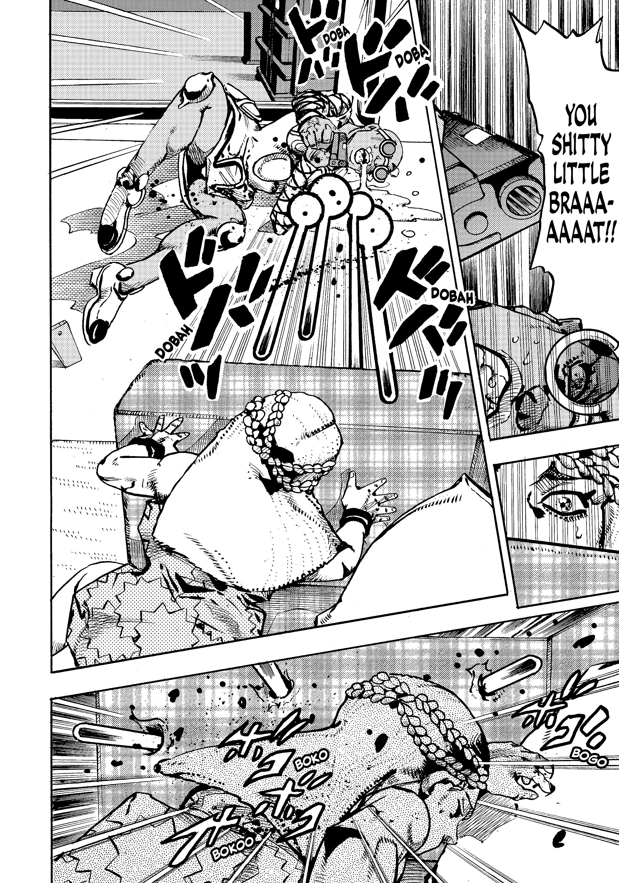 Halaman dari JoJo's Bizarre Adventure, Part 9:  The JOJOLands Chapter 29