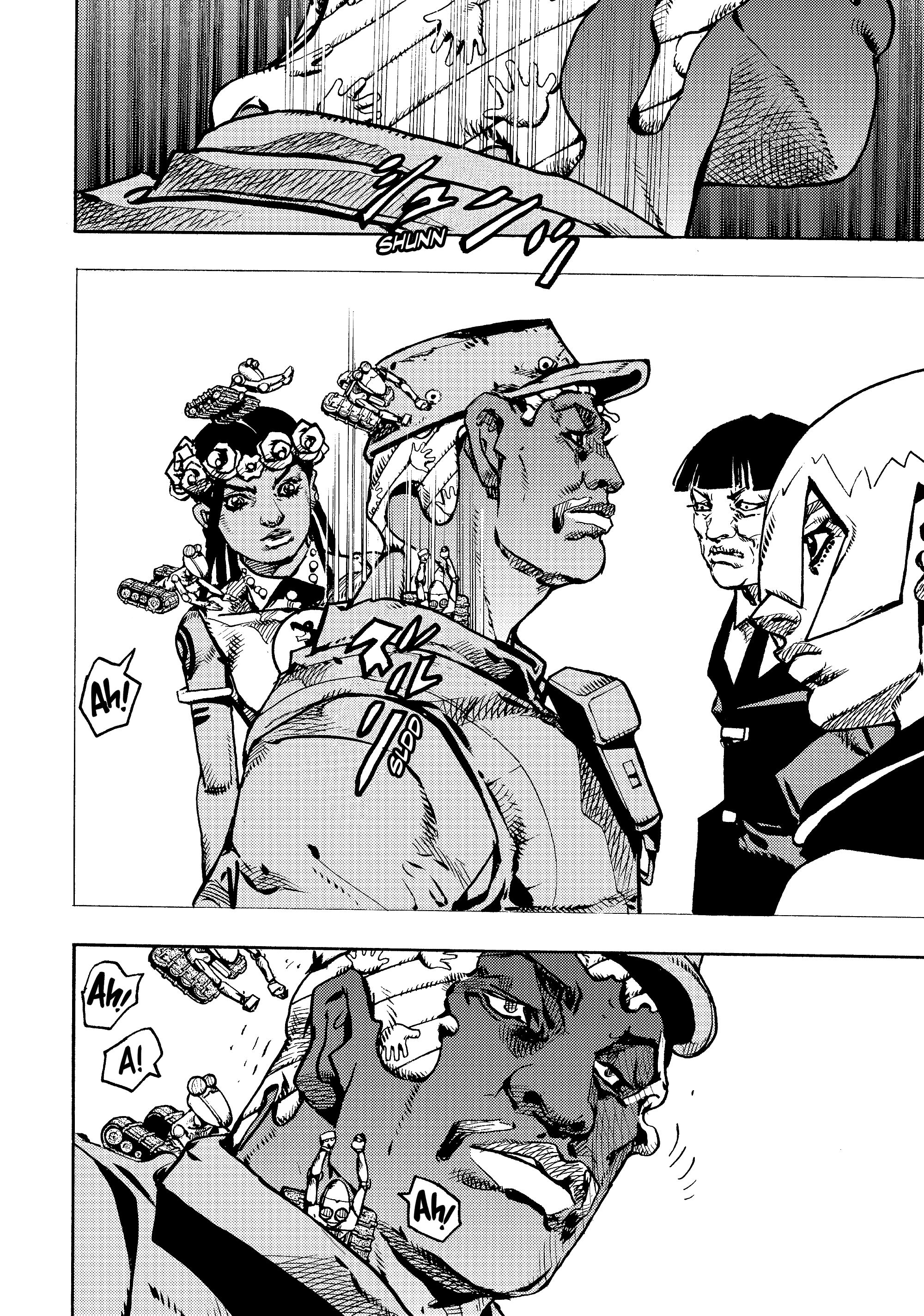 Halaman dari JoJo's Bizarre Adventure, Part 9:  The JOJOLands Chapter 29