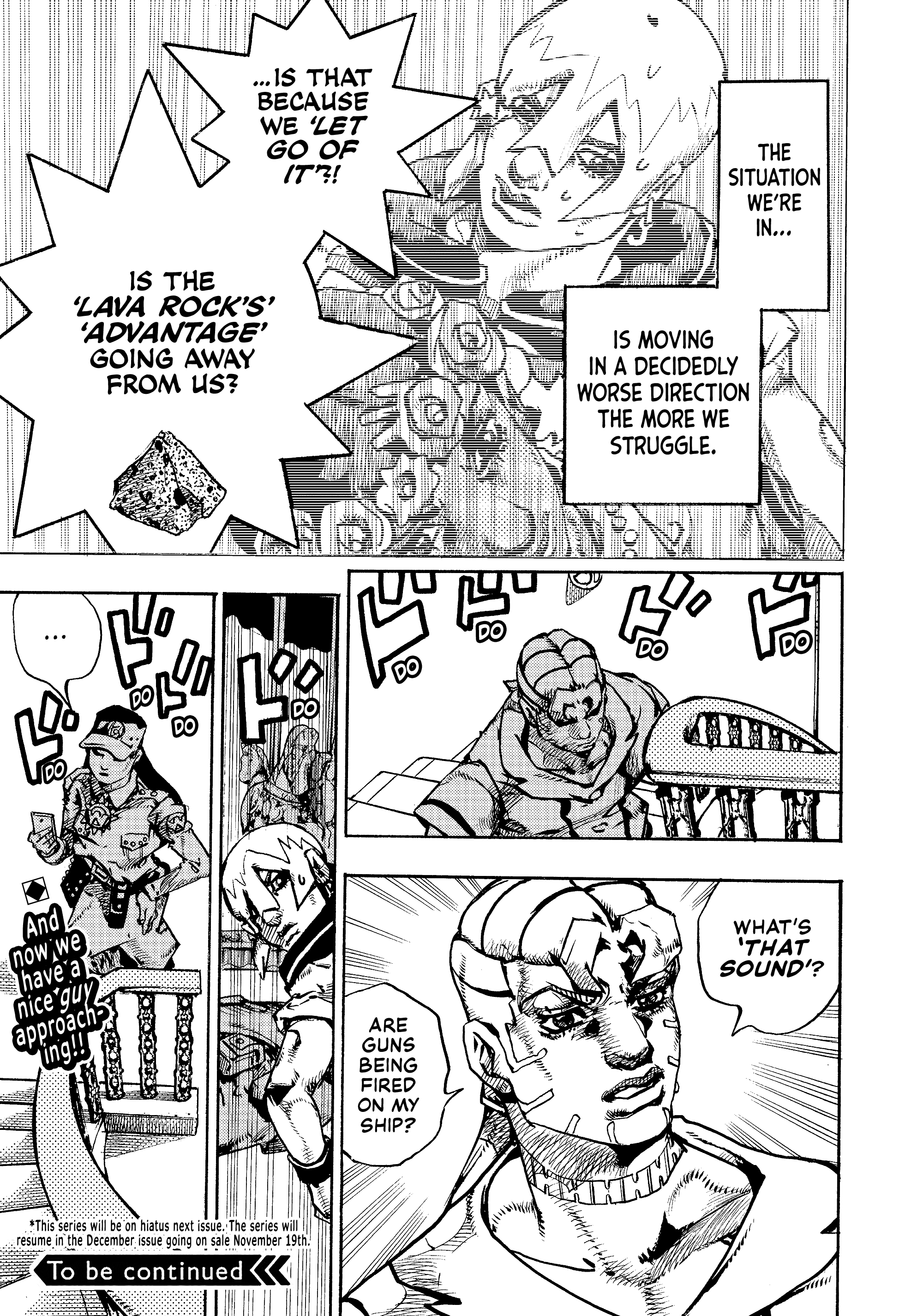Halaman dari JoJo's Bizarre Adventure, Part 9:  The JOJOLands Chapter 29