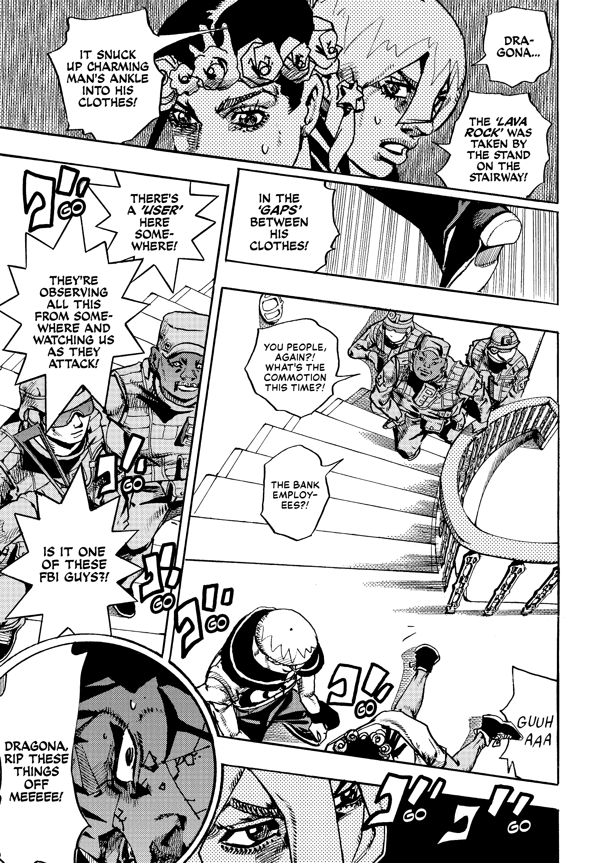 Halaman dari JoJo's Bizarre Adventure, Part 9:  The JOJOLands Chapter 29