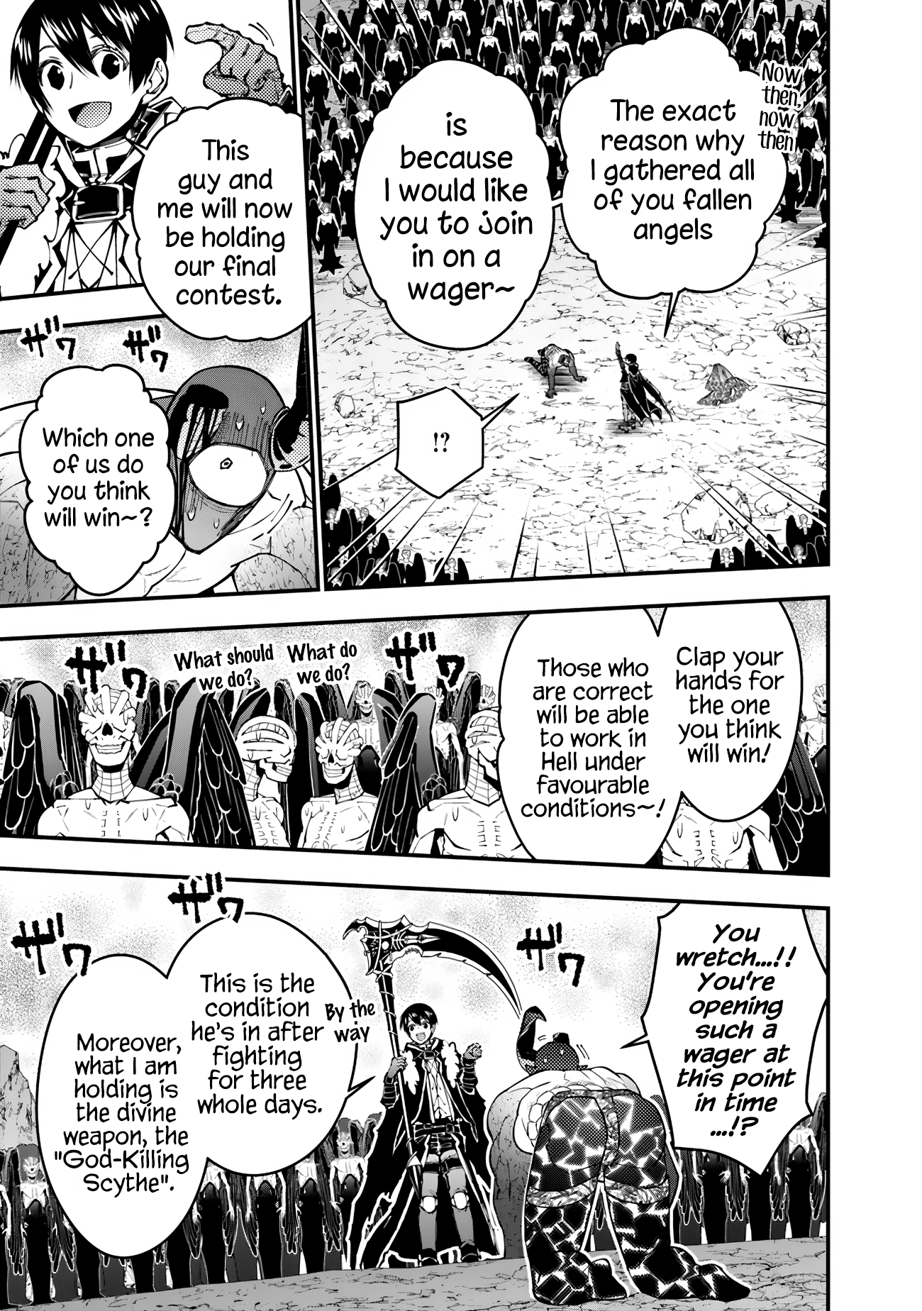 Halaman dari Fukushuu o Koinegau Saikyou Yuusha wa, Yami no Chikara de Senmetsu Musou Suru Chapter 79