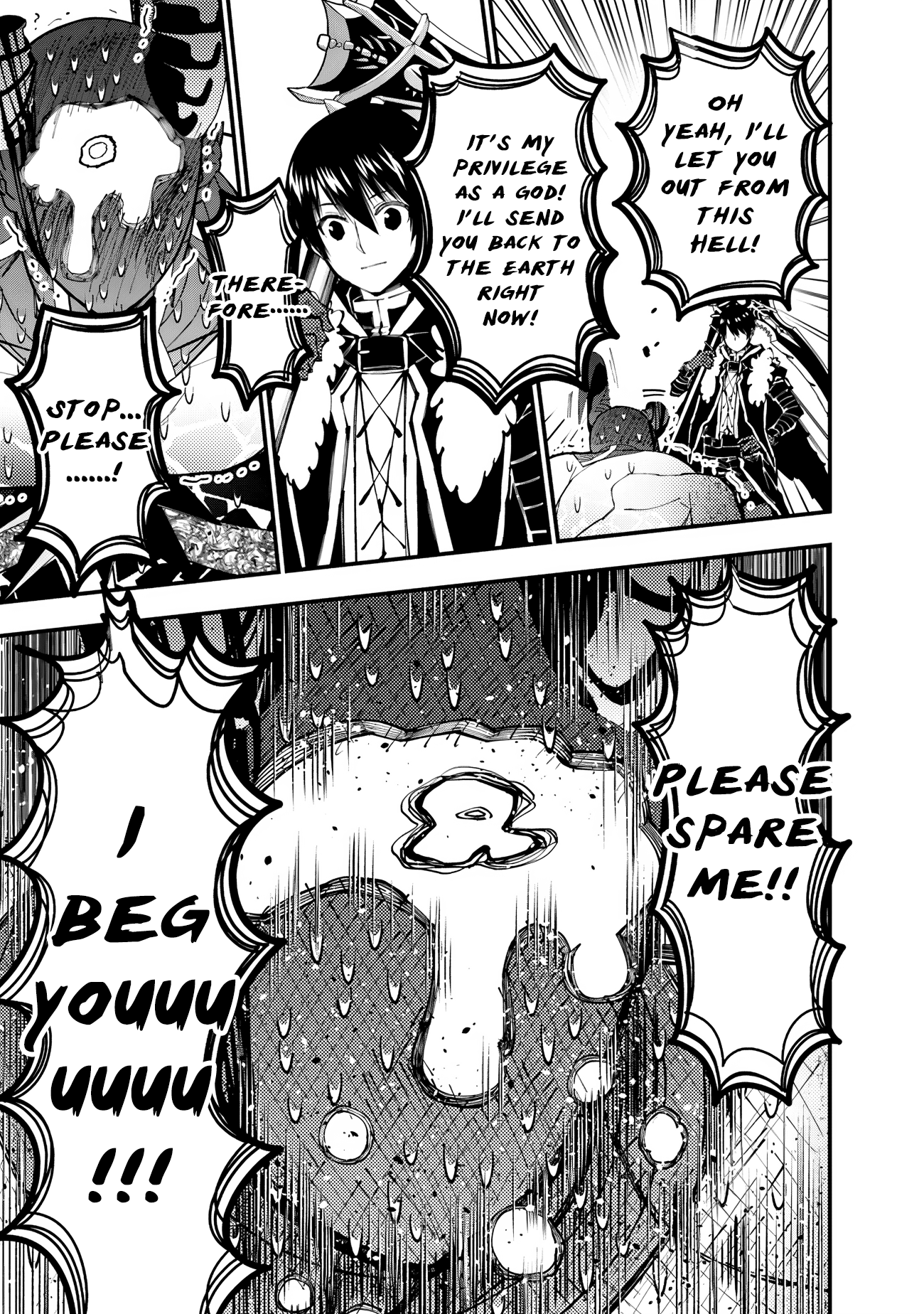 Halaman dari Fukushuu o Koinegau Saikyou Yuusha wa, Yami no Chikara de Senmetsu Musou Suru Chapter 79