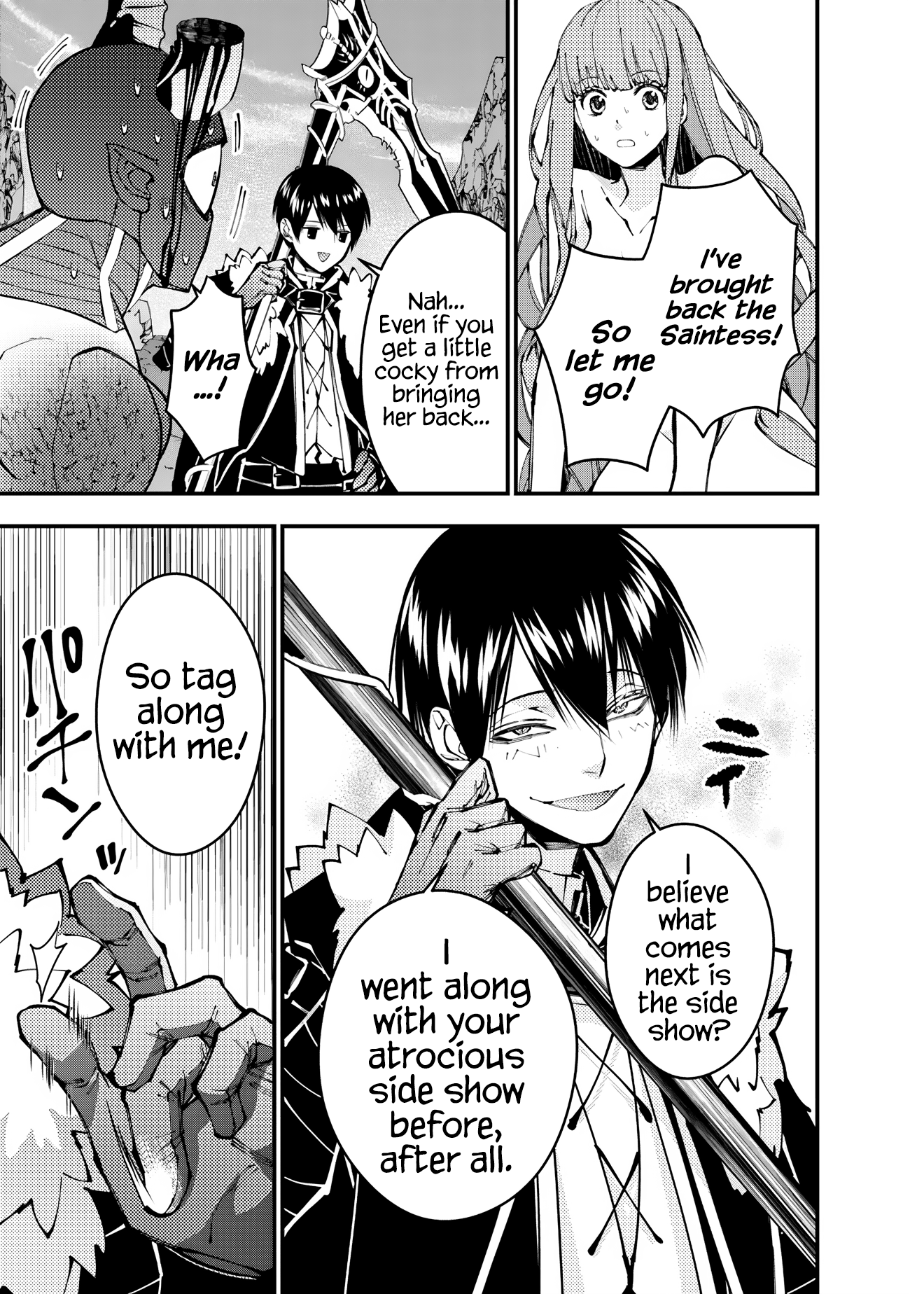 Halaman dari Fukushuu o Koinegau Saikyou Yuusha wa, Yami no Chikara de Senmetsu Musou Suru Chapter 79