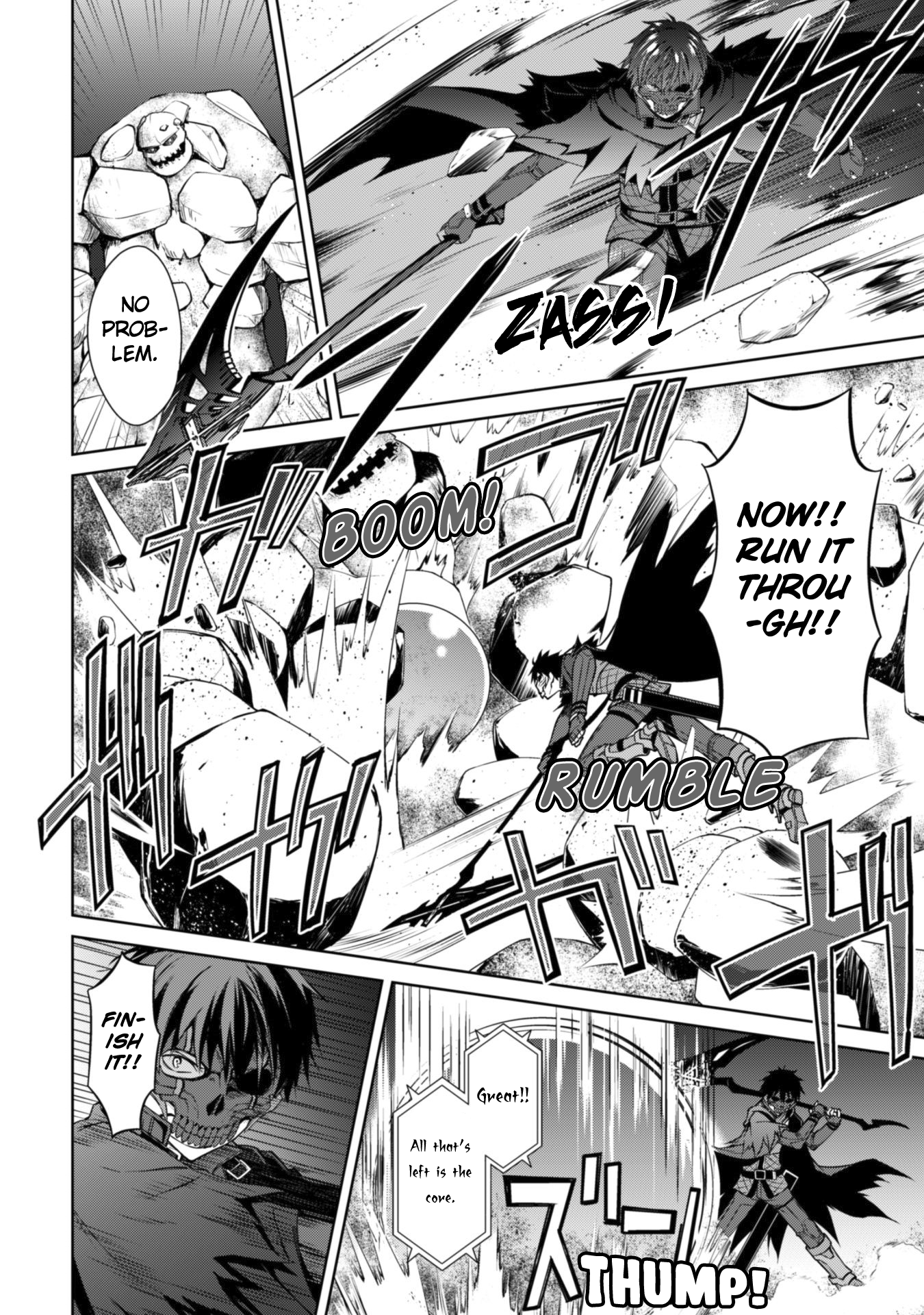 Halaman dari Boushoku no Berserk ~Ore dake Level to Iu Gainen wo Toppa suru~ Chapter 15