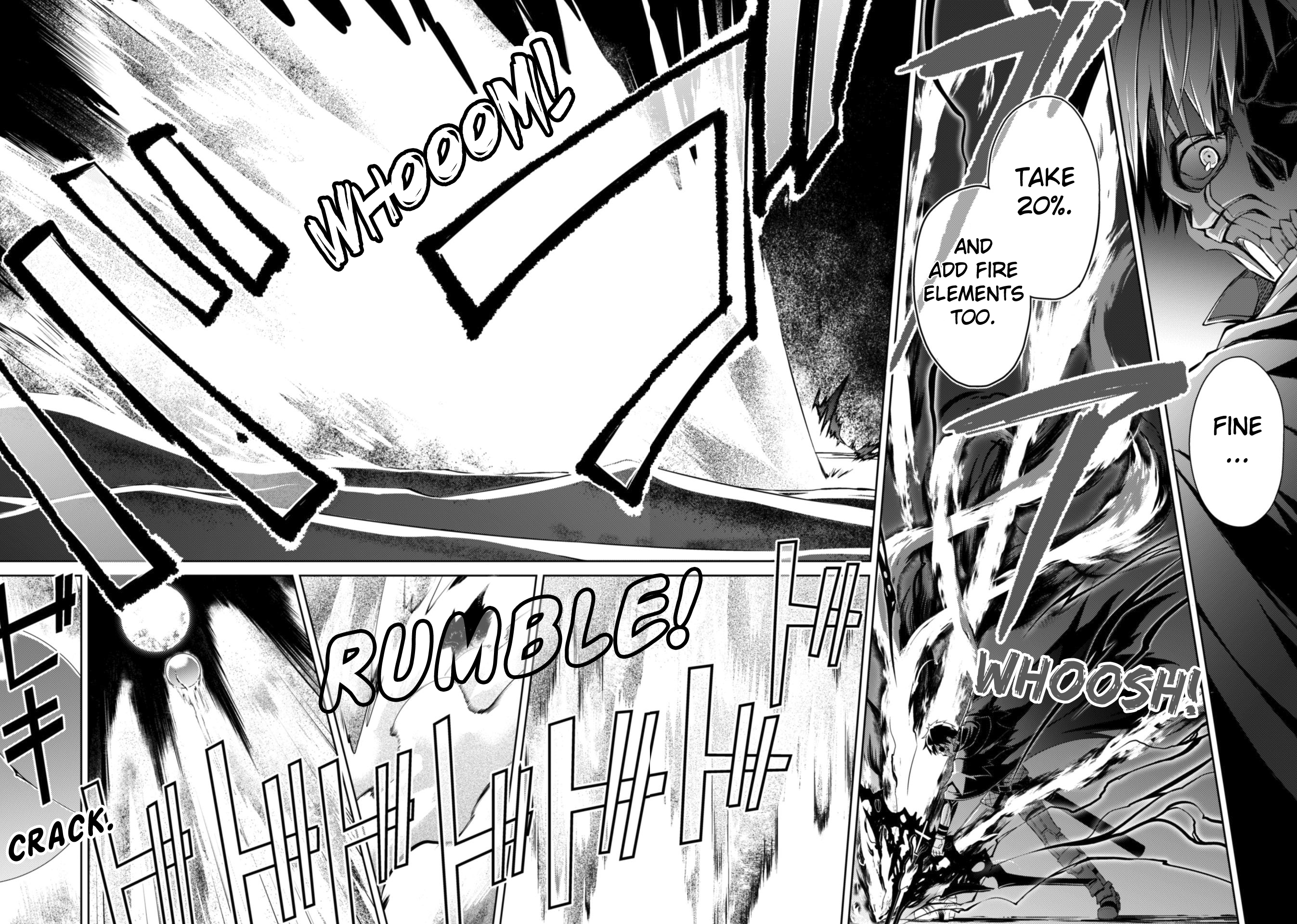 Halaman dari Boushoku no Berserk ~Ore dake Level to Iu Gainen wo Toppa suru~ Chapter 15