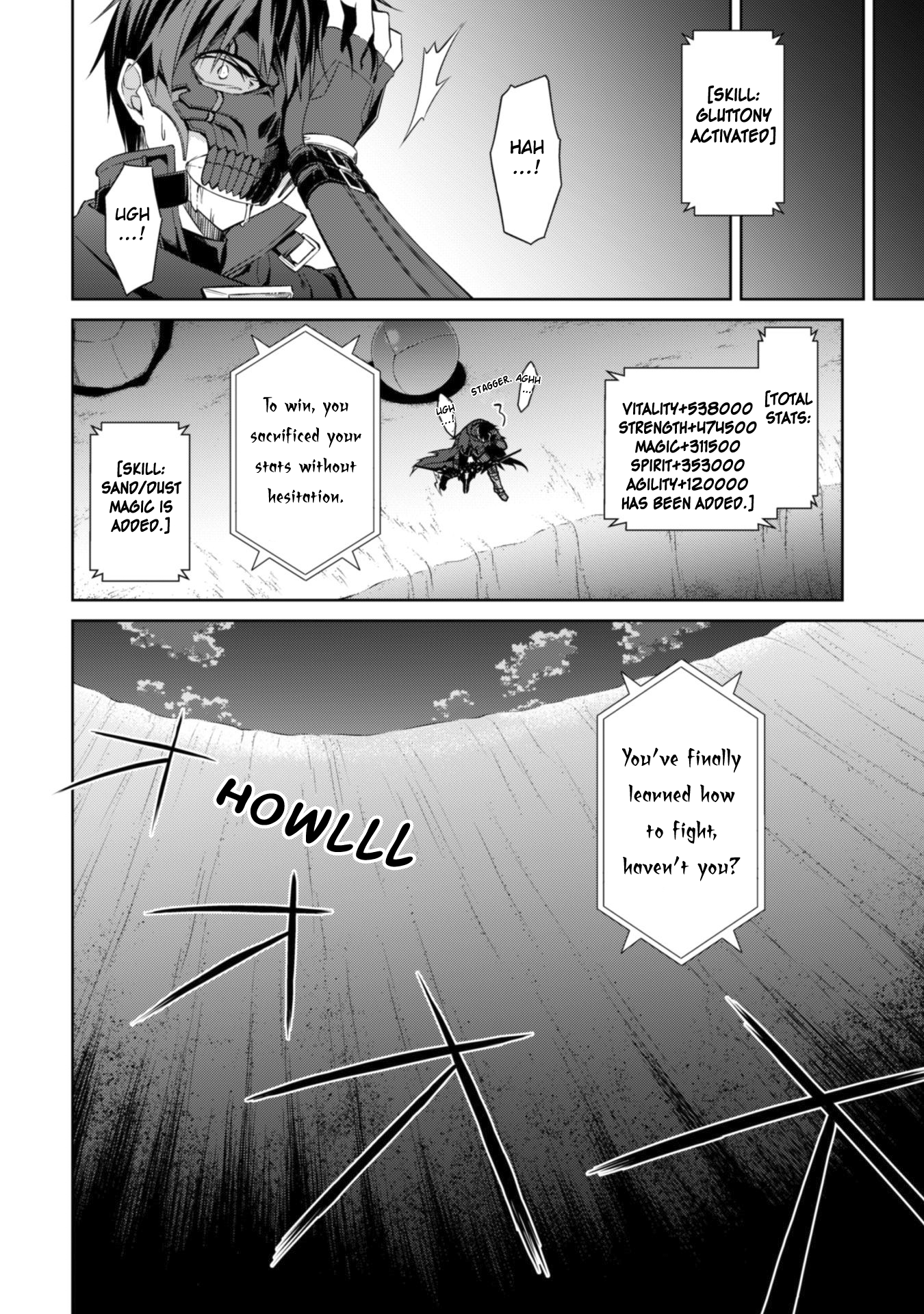 Halaman dari Boushoku no Berserk ~Ore dake Level to Iu Gainen wo Toppa suru~ Chapter 15