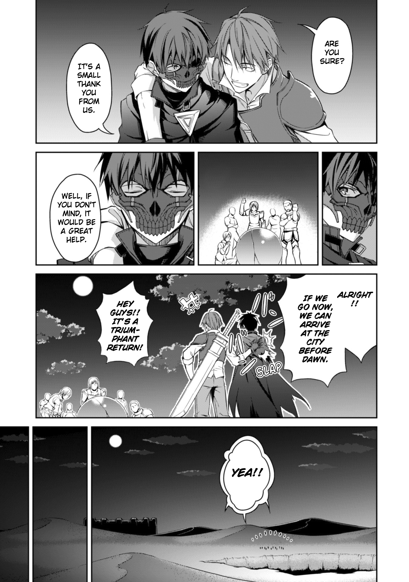 Halaman dari Boushoku no Berserk ~Ore dake Level to Iu Gainen wo Toppa suru~ Chapter 15