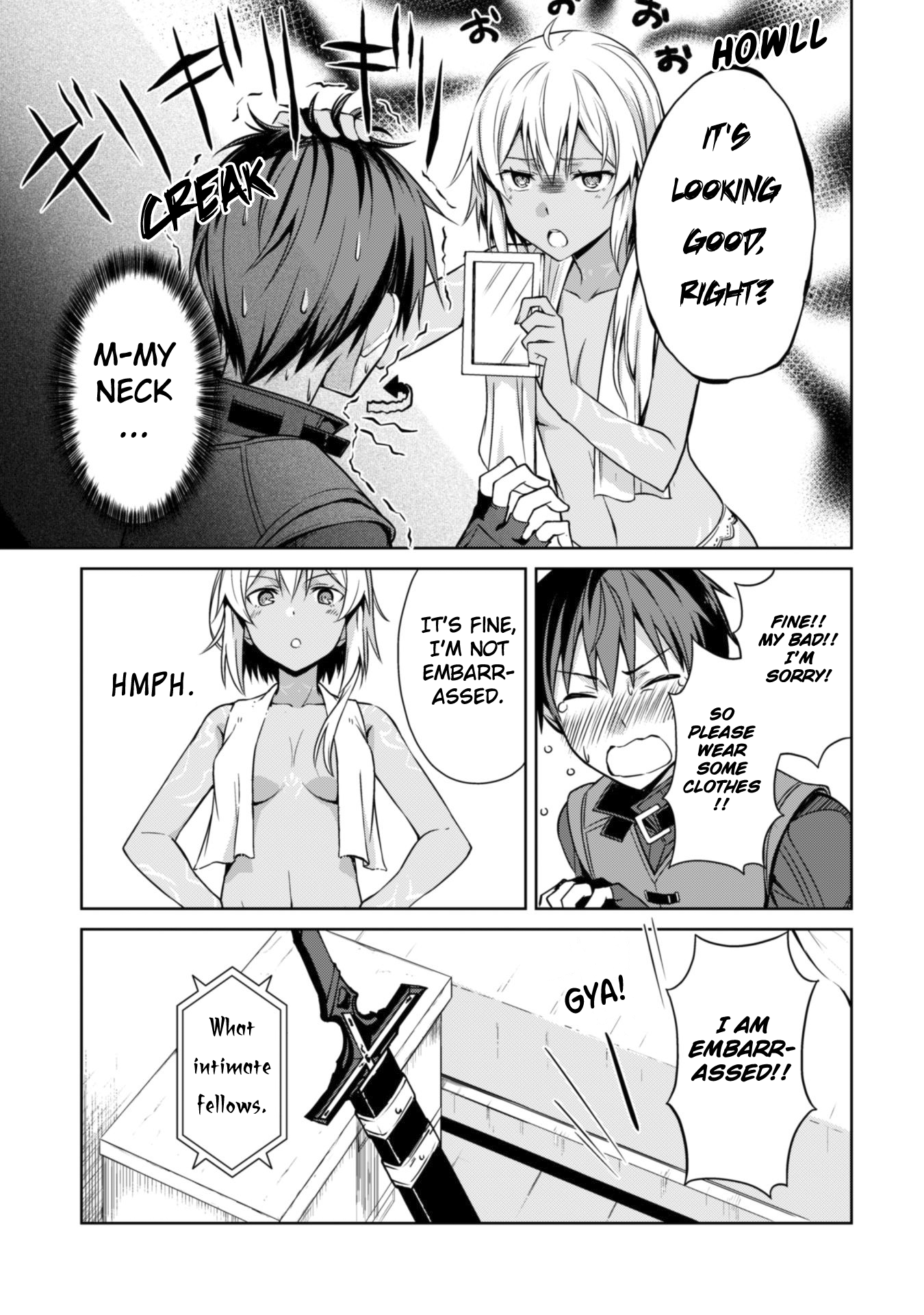 Halaman dari Boushoku no Berserk ~Ore dake Level to Iu Gainen wo Toppa suru~ Chapter 15