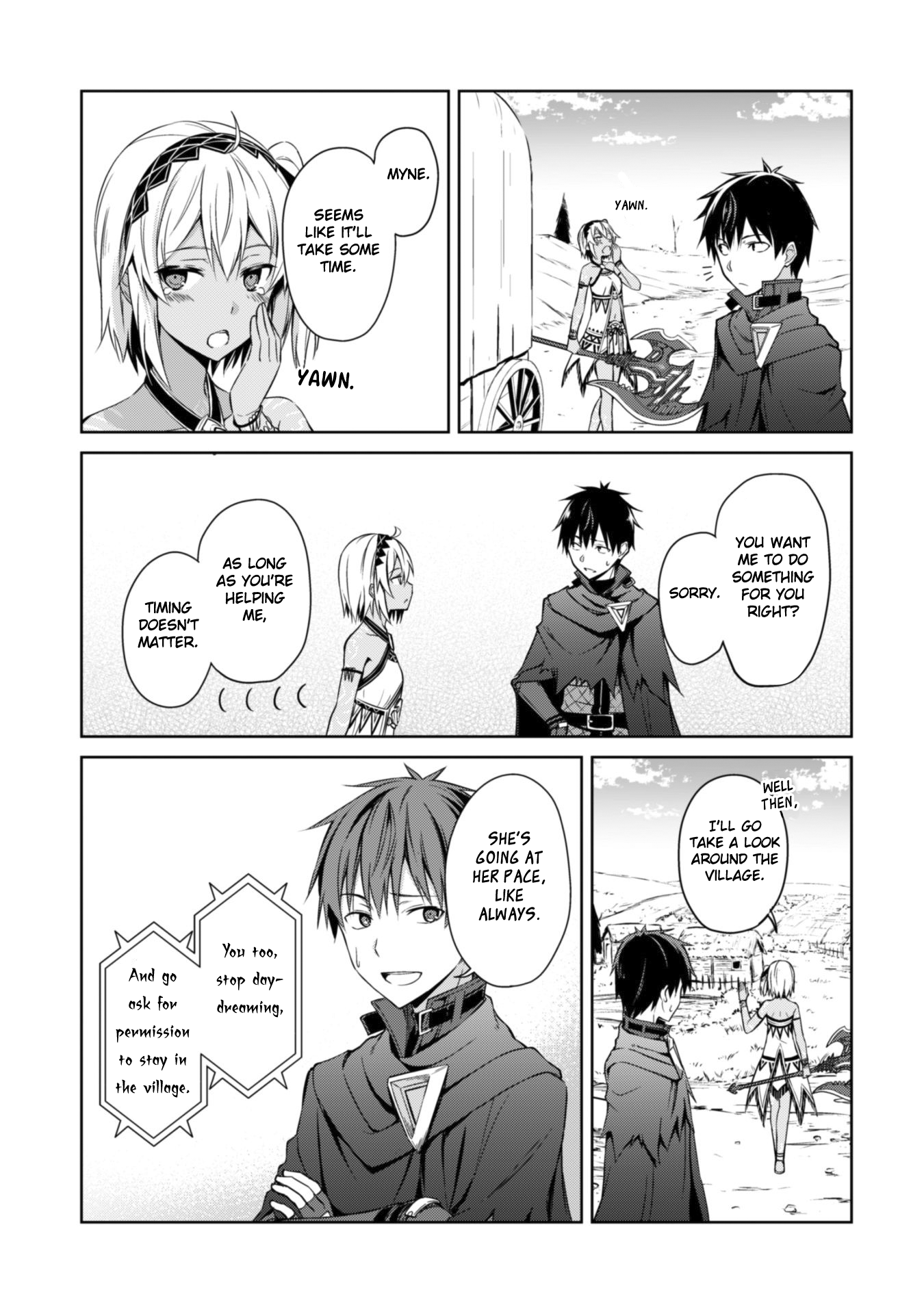 Halaman dari Boushoku no Berserk ~Ore dake Level to Iu Gainen wo Toppa suru~ Chapter 15