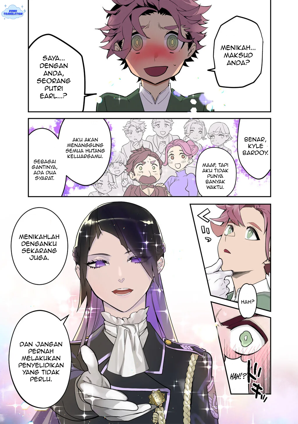 Hakushaku Reijou wa, Keiyaku Kekkon shita Ore ni Itsu Koi wo Suru? Chapter 1 - halaman 2