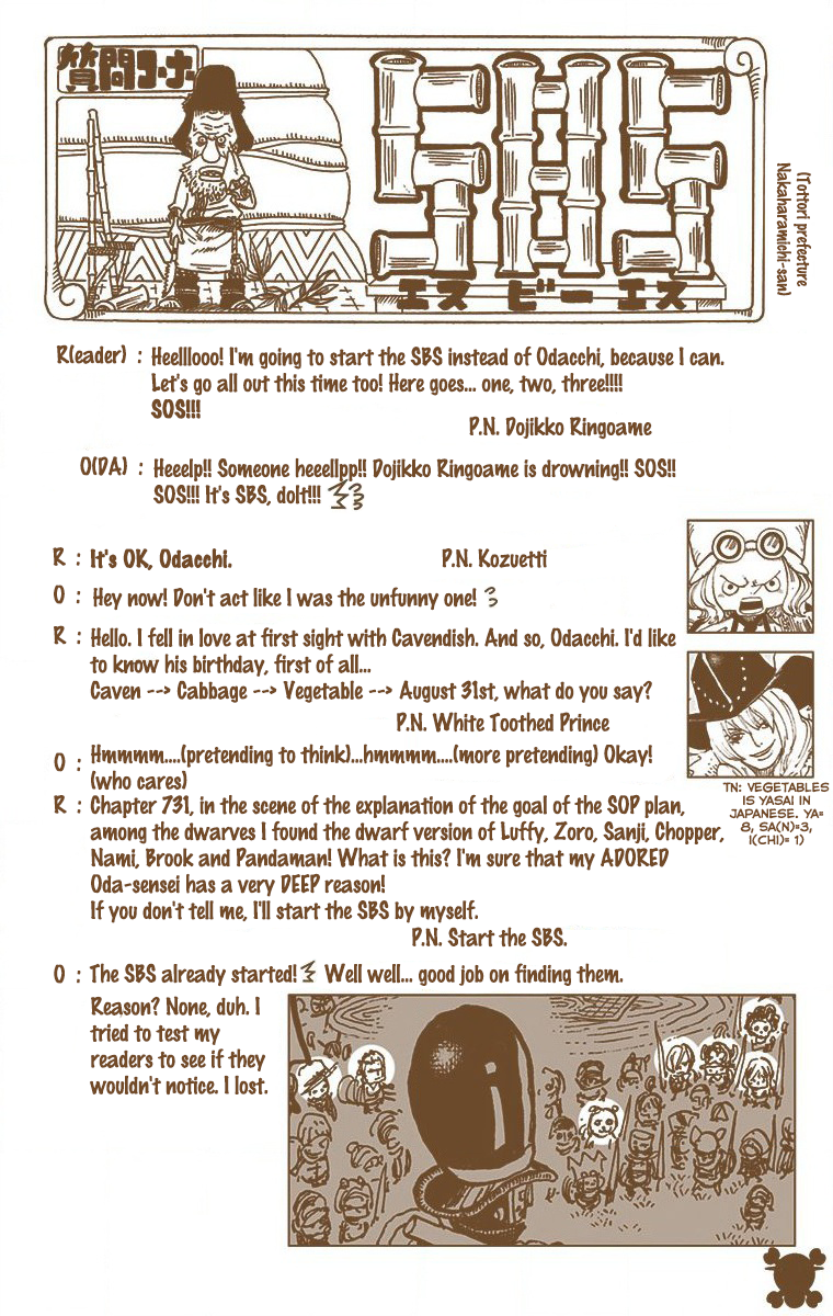 Halaman dari One Piece (Official Colored) Chapter 733