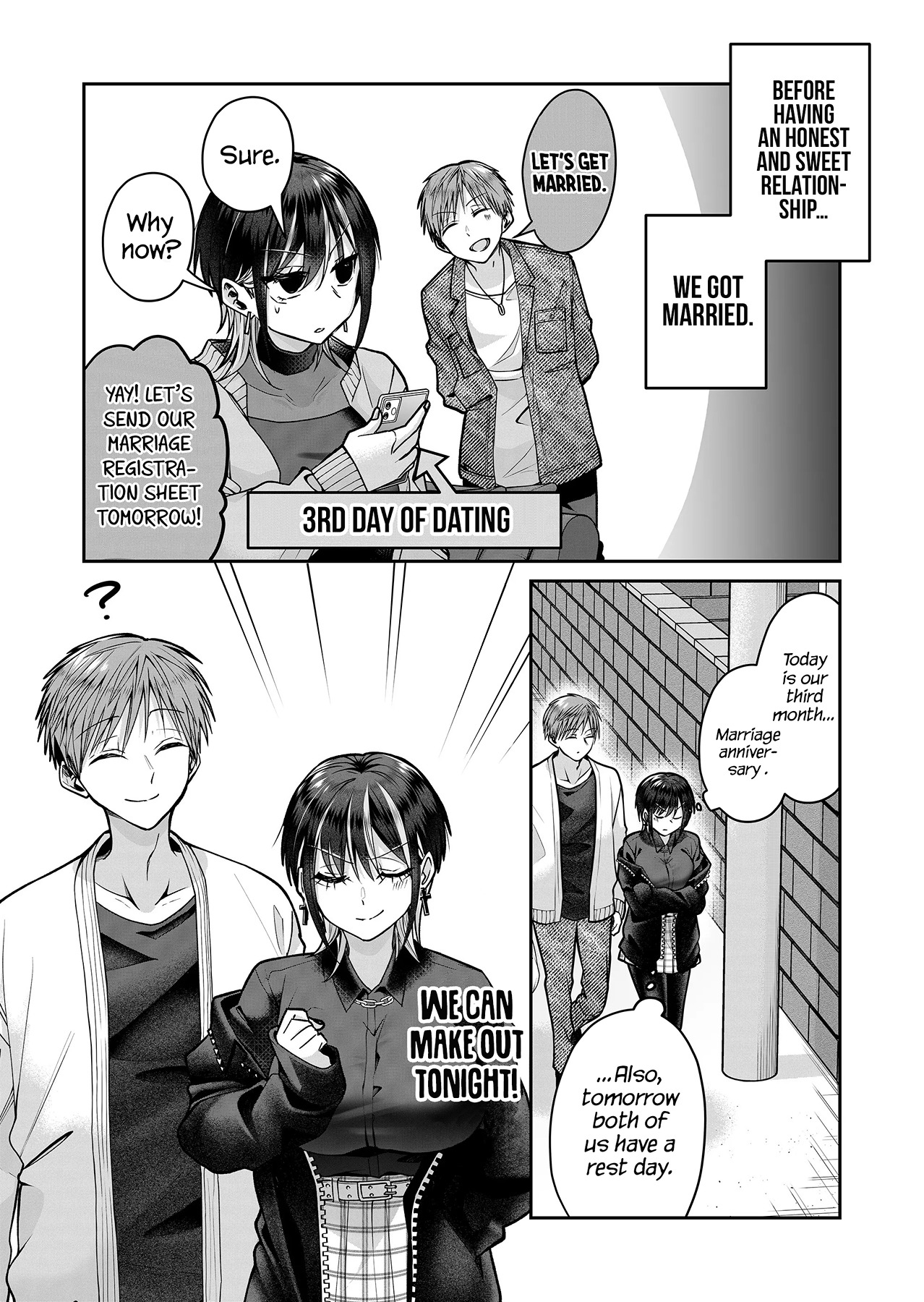 Halaman dari Gal Yome no Himitsu Chapter 13