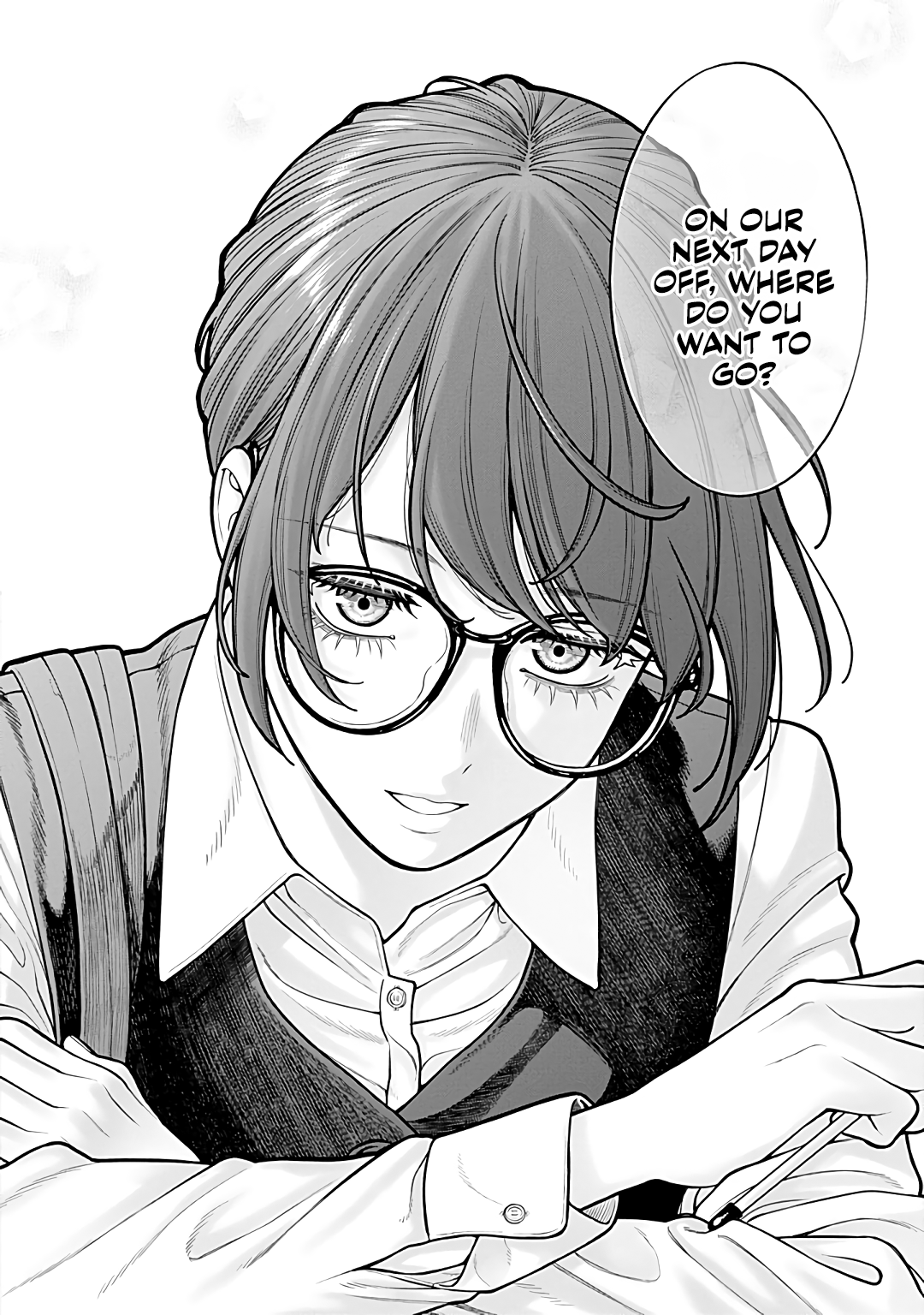 Halaman dari Kaisha to Shiseikatsu: On to Off Chapter 14