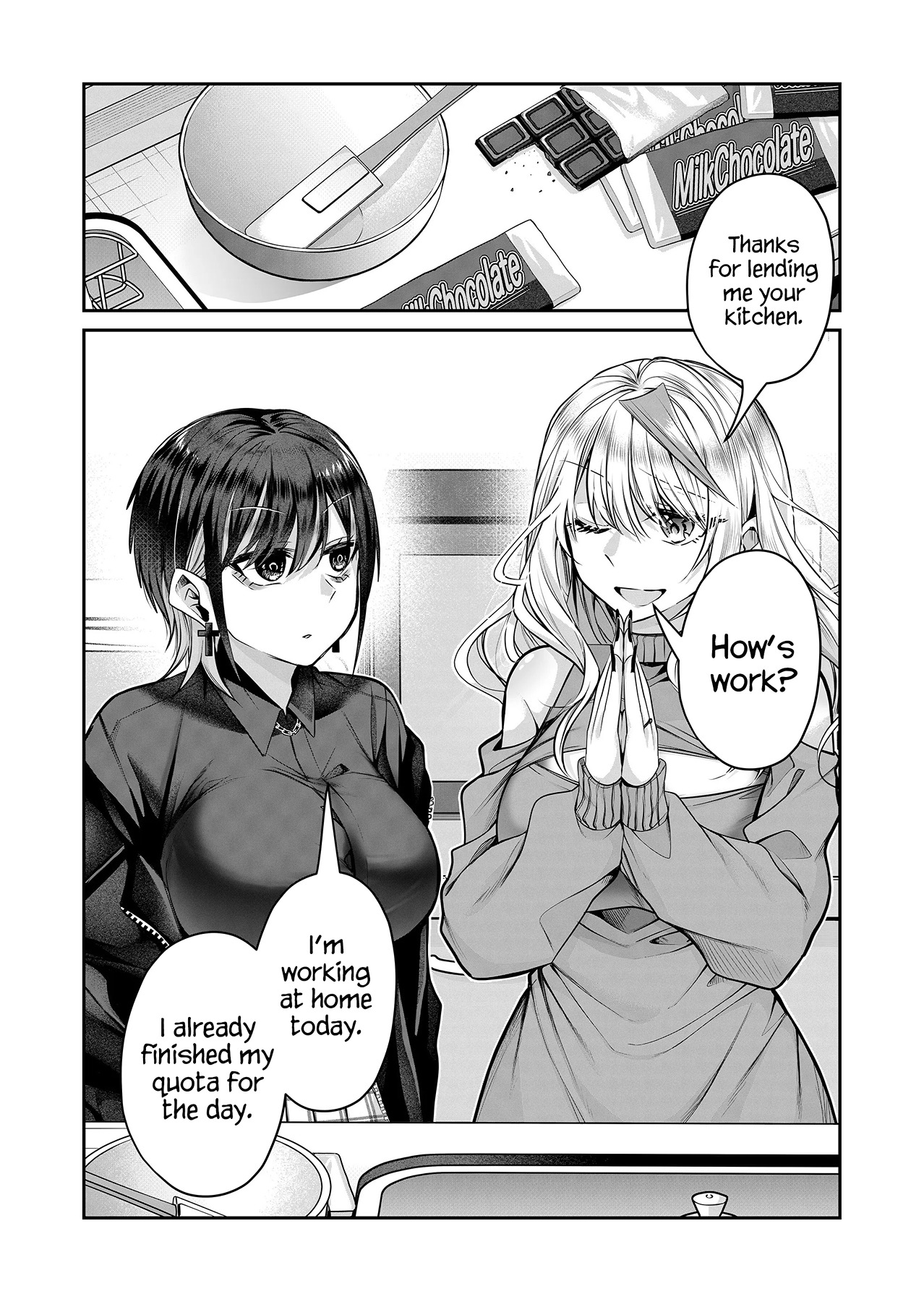 Halaman dari Gal Yome no Himitsu Chapter 11