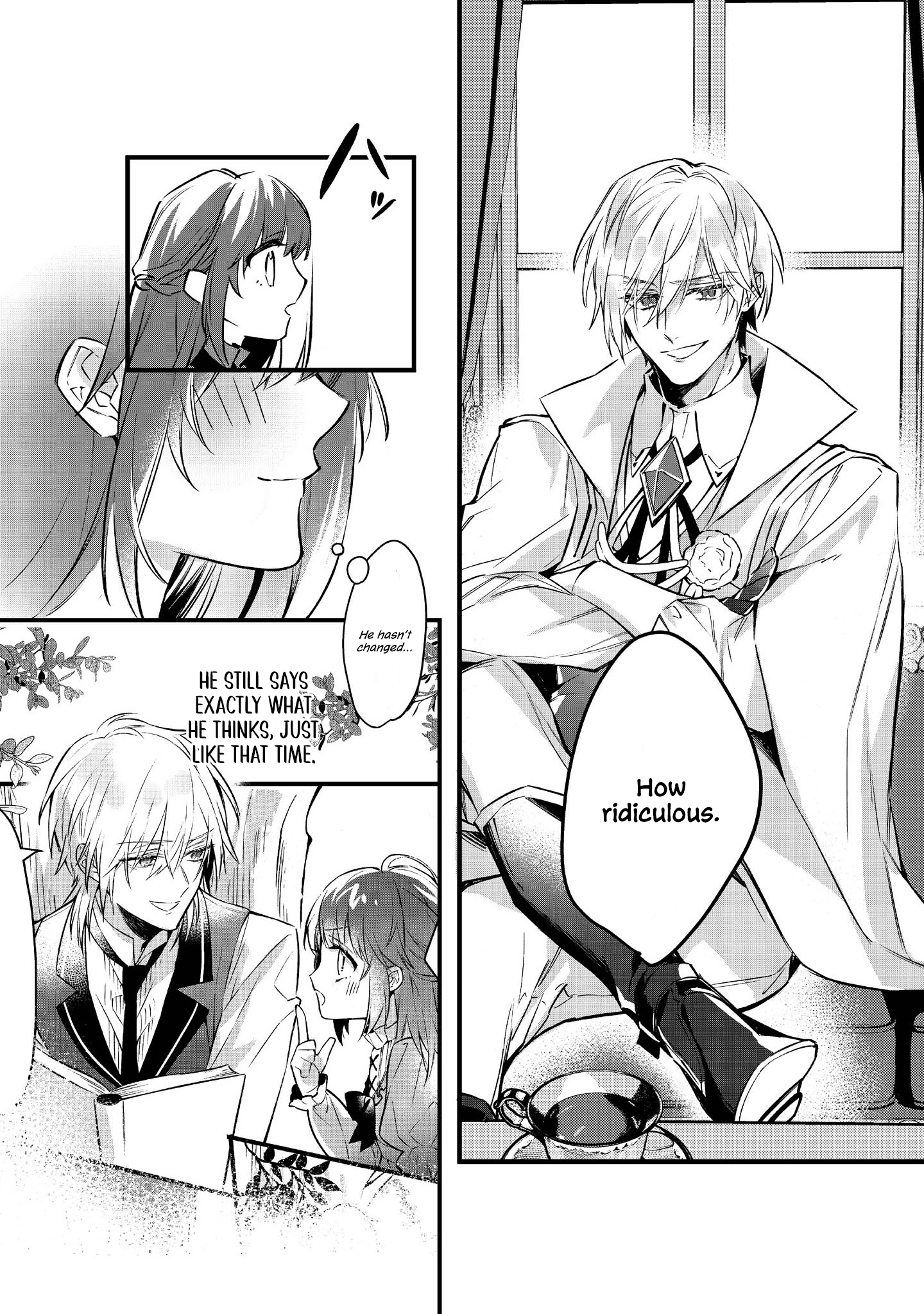 Halaman dari Konyaku Haki Sareta Kaedama Reijou, Hatsukoi no Toshiue Ouji ni Dekiai Sareru Chapter 2