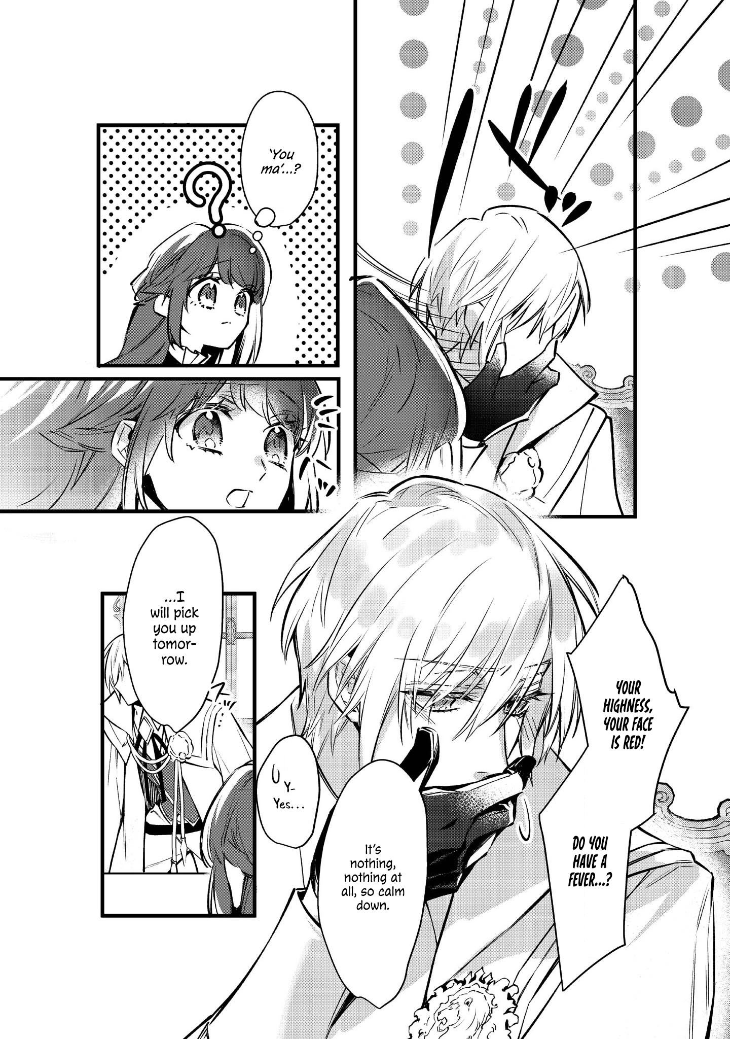 Halaman dari Konyaku Haki Sareta Kaedama Reijou, Hatsukoi no Toshiue Ouji ni Dekiai Sareru Chapter 2