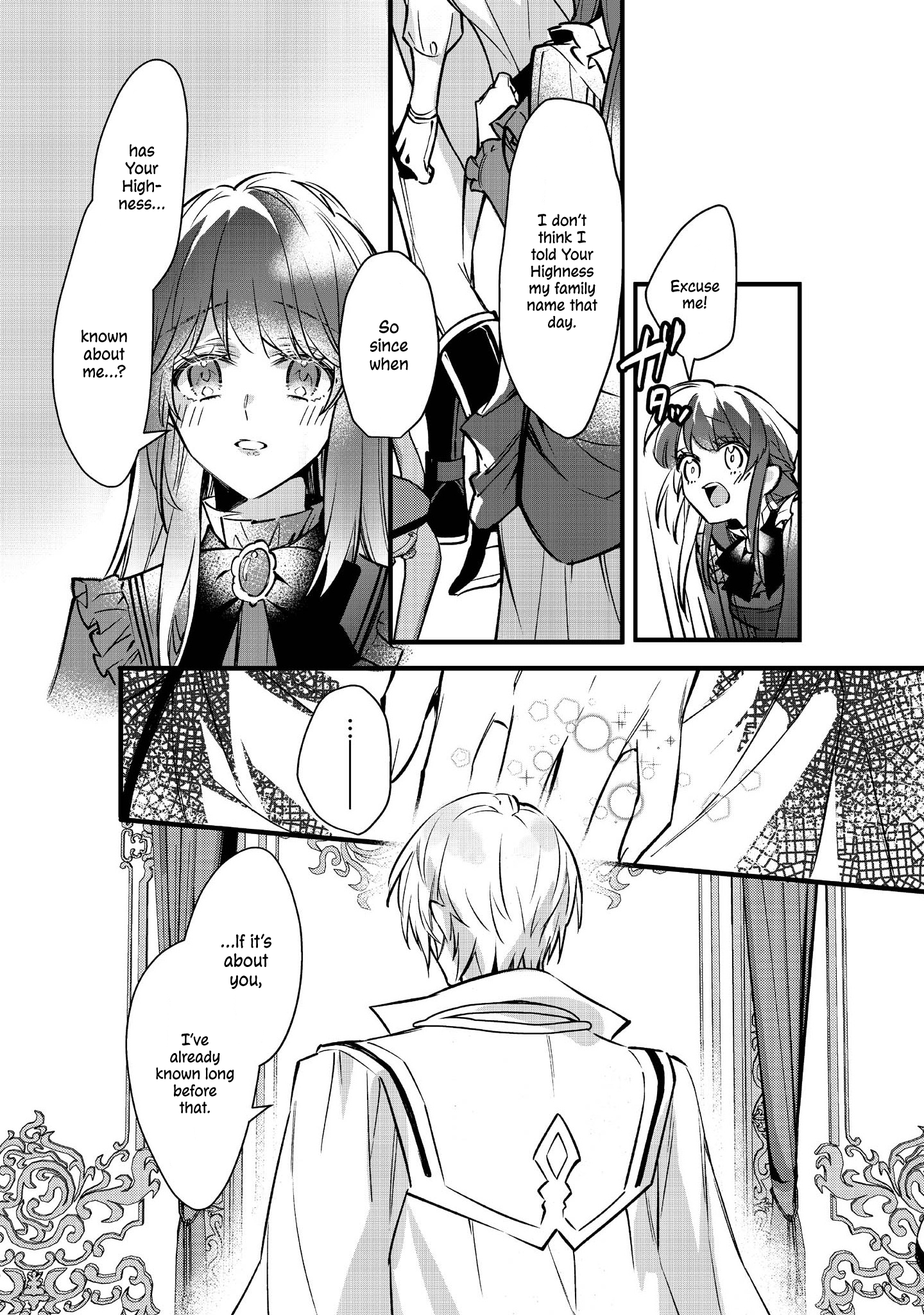 Halaman dari Konyaku Haki Sareta Kaedama Reijou, Hatsukoi no Toshiue Ouji ni Dekiai Sareru Chapter 2
