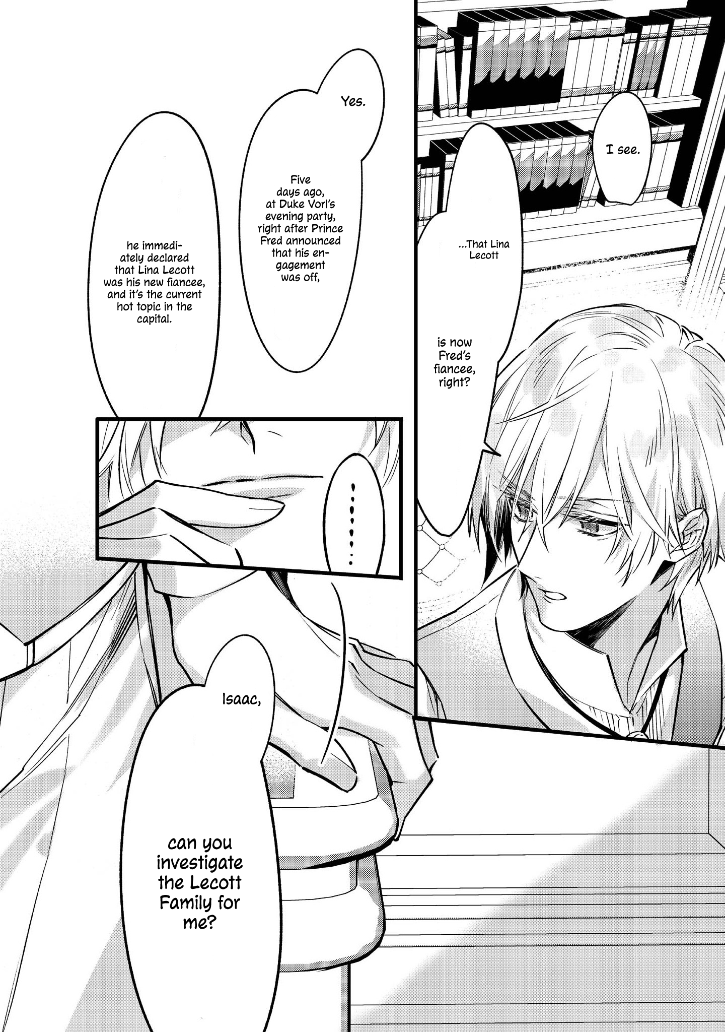 Halaman dari Konyaku Haki Sareta Kaedama Reijou, Hatsukoi no Toshiue Ouji ni Dekiai Sareru Chapter 2