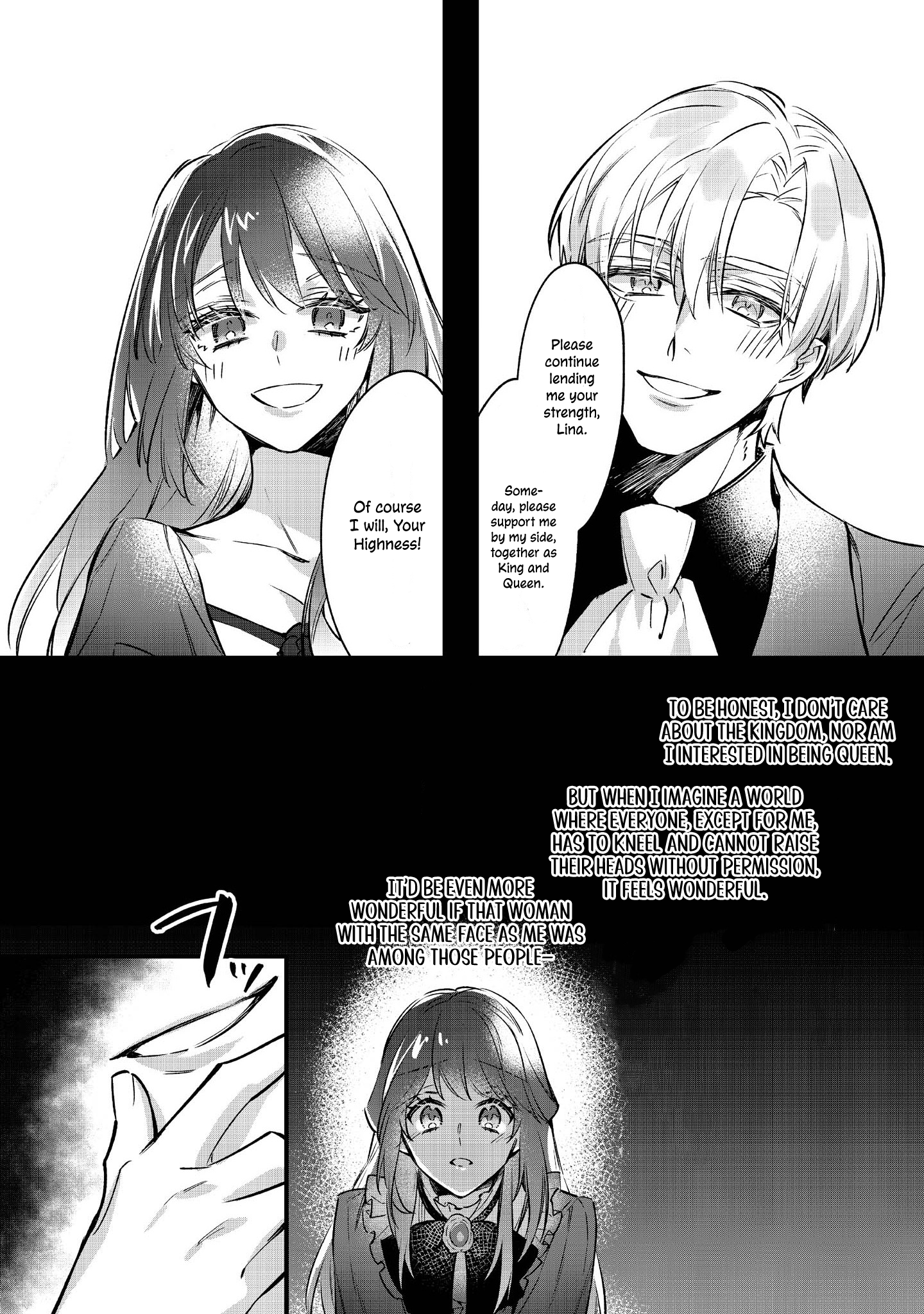 Halaman dari Konyaku Haki Sareta Kaedama Reijou, Hatsukoi no Toshiue Ouji ni Dekiai Sareru Chapter 2
