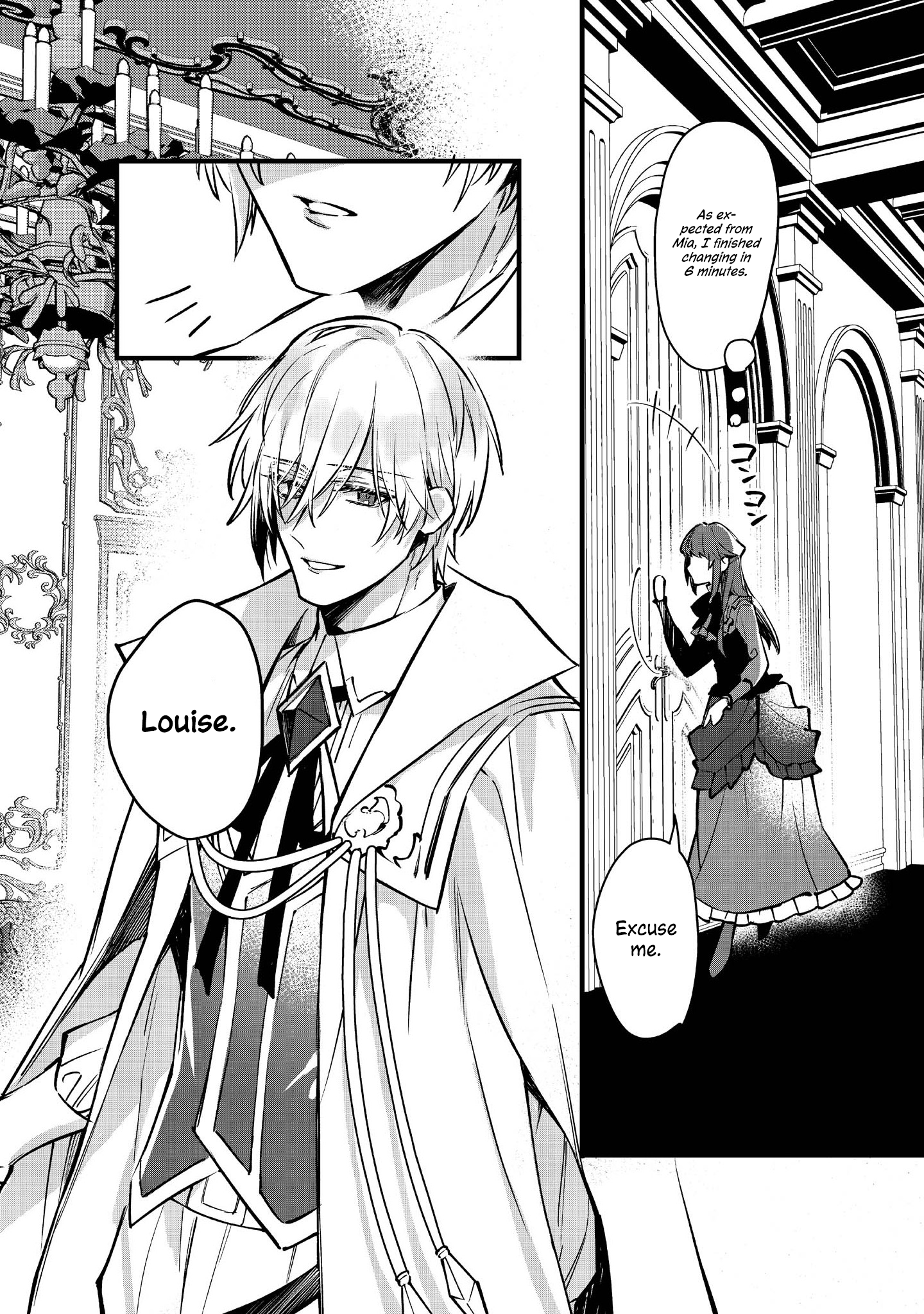 Halaman dari Konyaku Haki Sareta Kaedama Reijou, Hatsukoi no Toshiue Ouji ni Dekiai Sareru Chapter 2