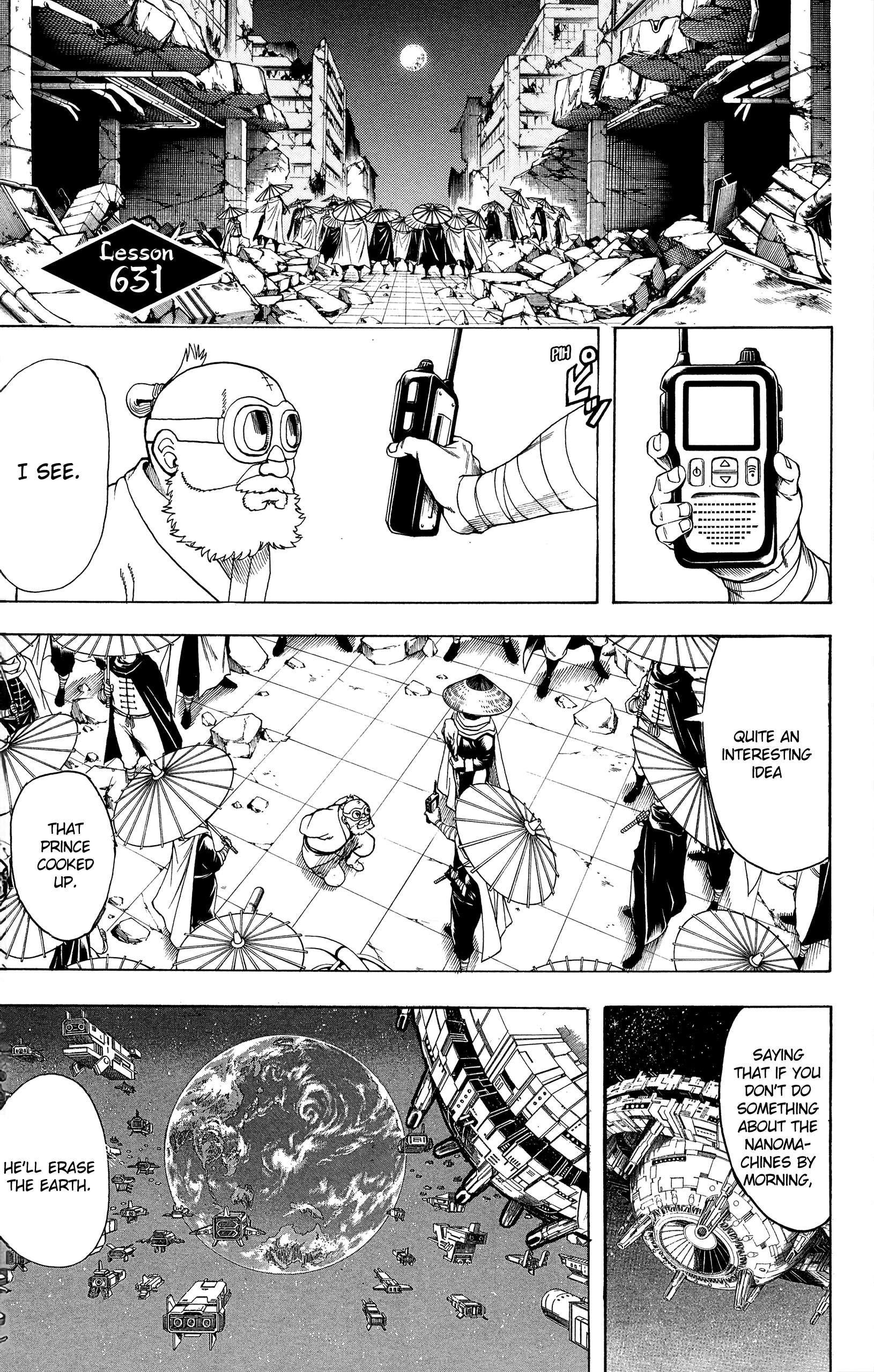 Halaman dari Gintama Chapter 631