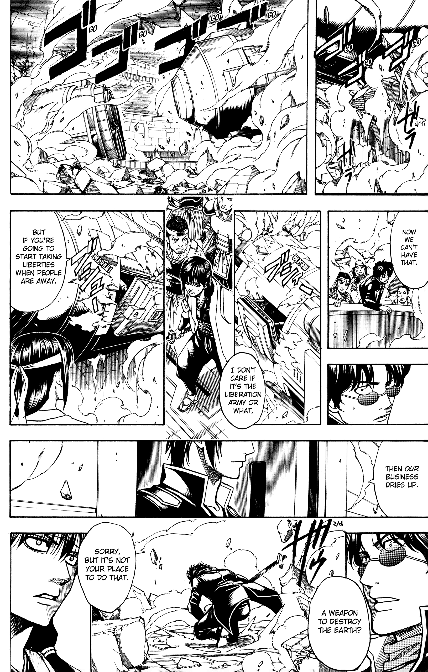 Halaman dari Gintama Chapter 631