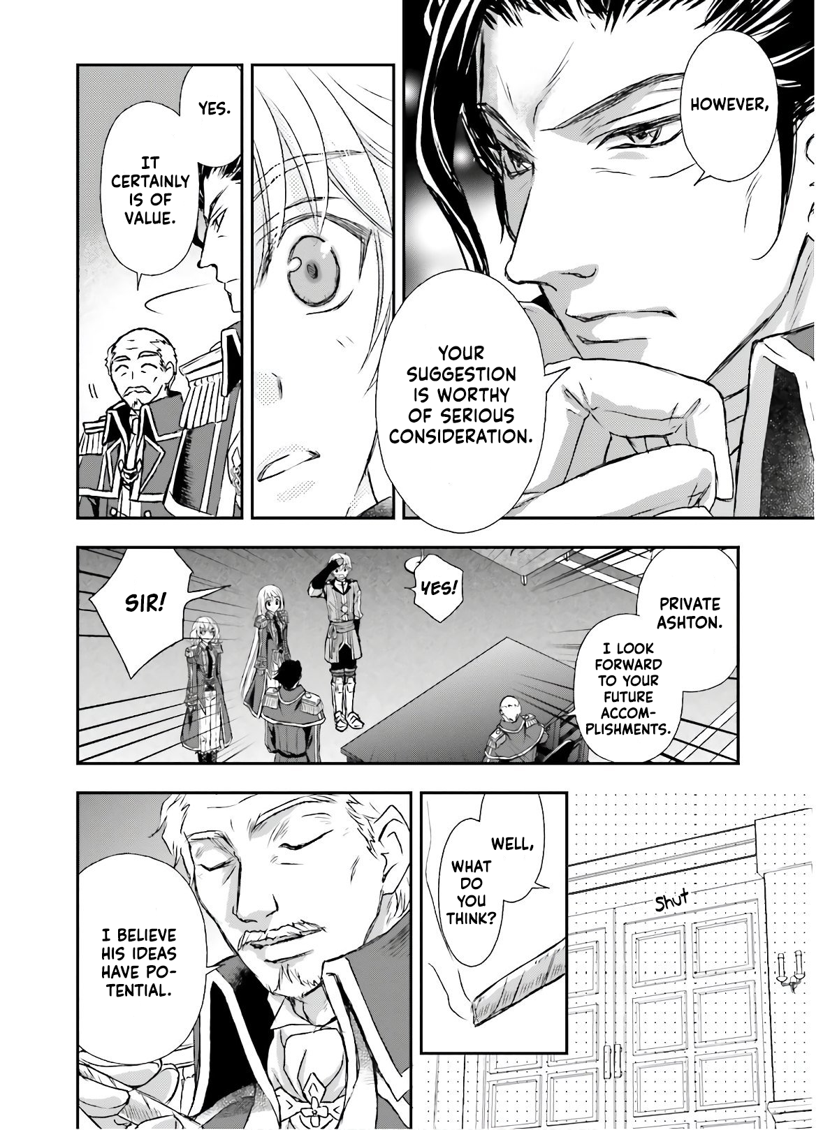 Shinigami ni Sodaterareta Shoujo wa Shikkoku no Tsurugi o Mune ni Idaku Chapter 14 Page 25