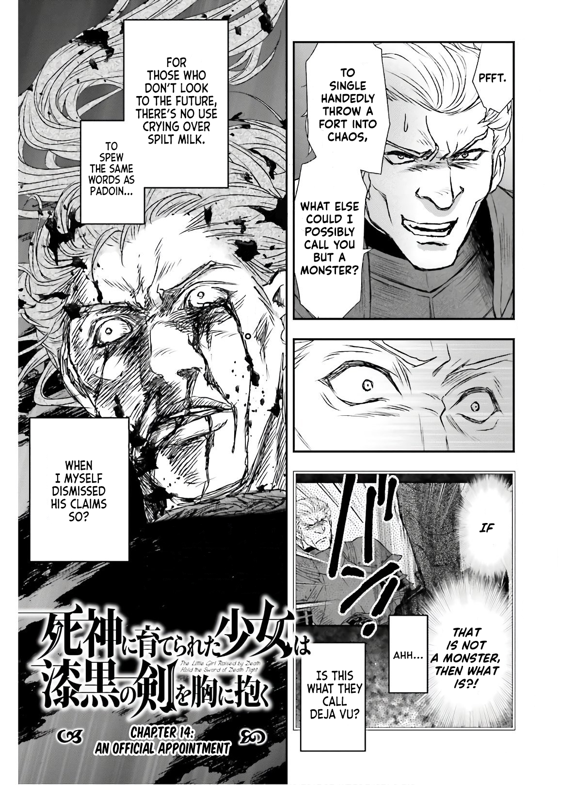 Shinigami ni Sodaterareta Shoujo wa Shikkoku no Tsurugi o Mune ni Idaku Chapter 14 Page 3