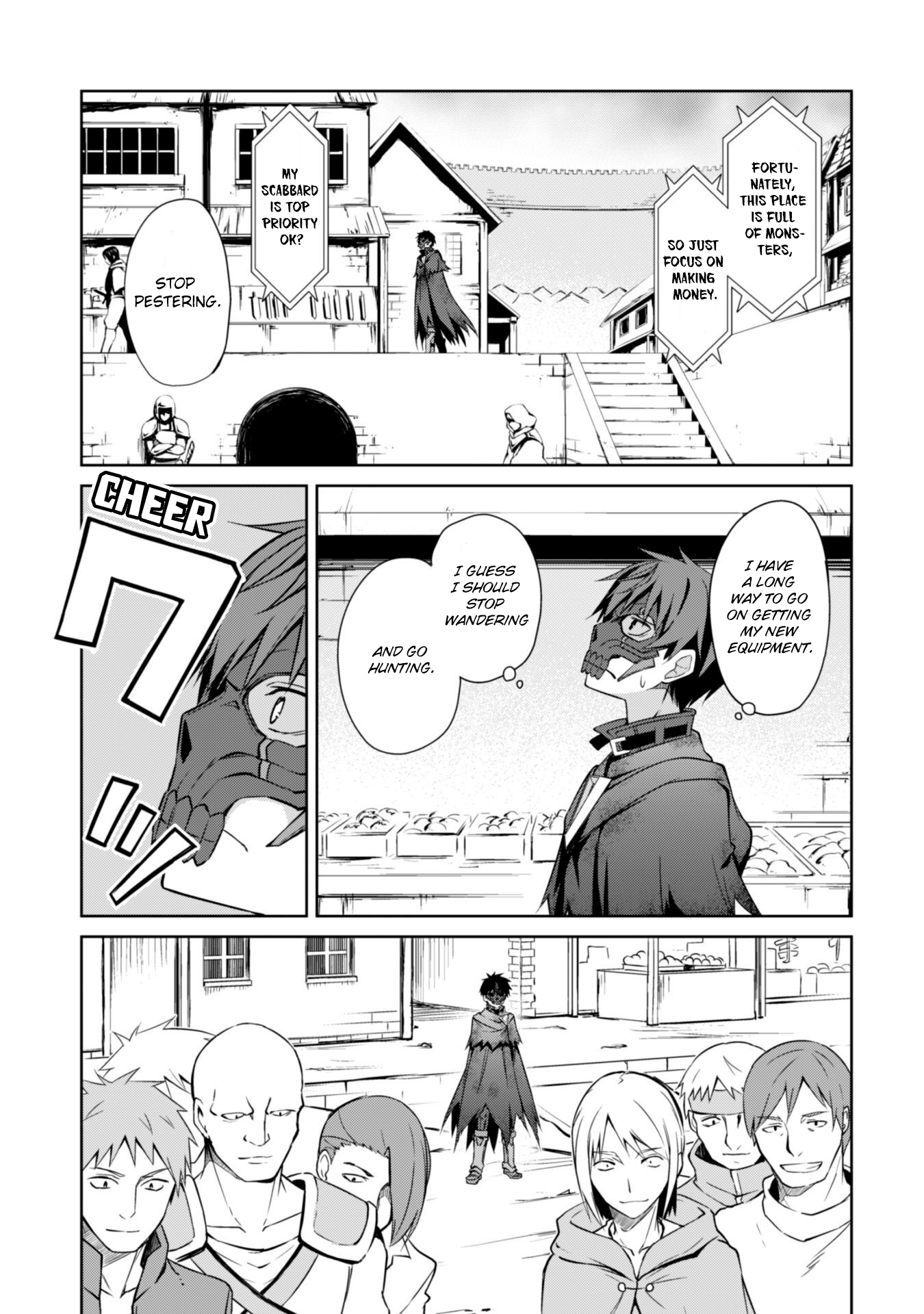 Halaman dari Boushoku no Berserk ~Ore dake Level to Iu Gainen wo Toppa suru~ Chapter 22