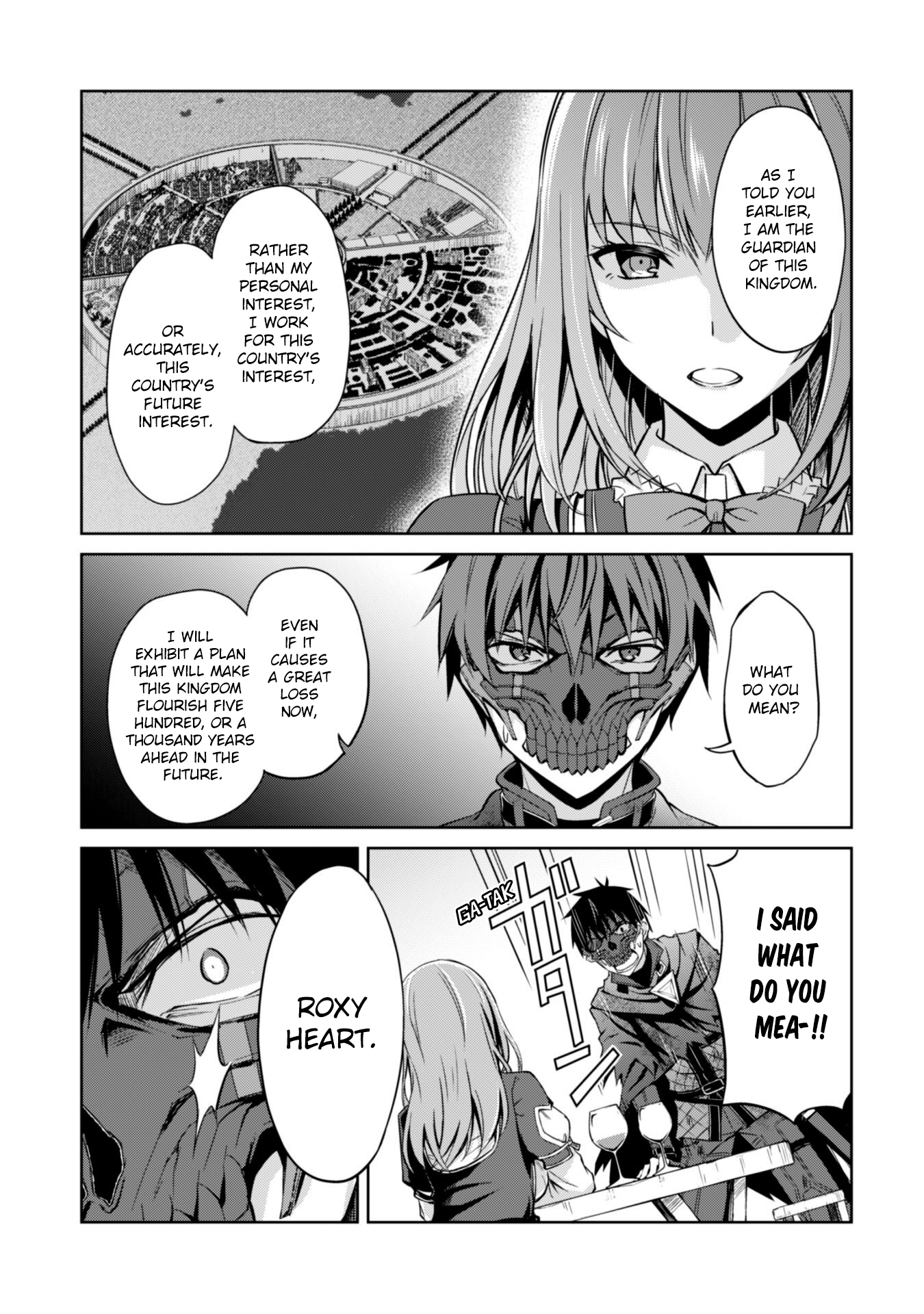 Halaman dari Boushoku no Berserk ~Ore dake Level to Iu Gainen wo Toppa suru~ Chapter 22