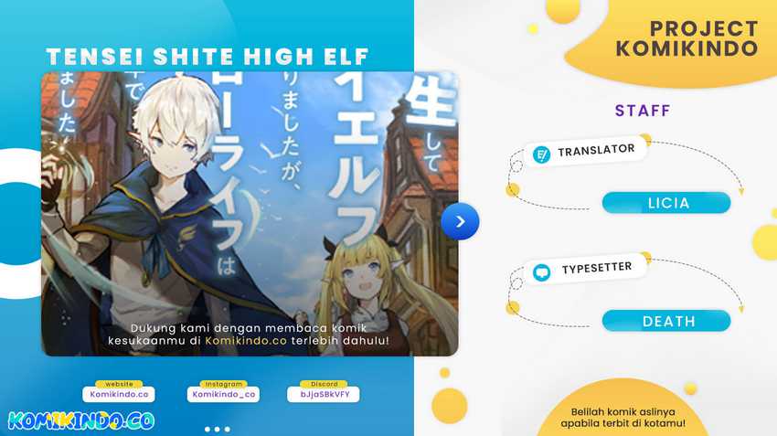 Tensei shite High Elf ni Narimashita ga, Slow Life wa 120-nen de Akimashita Chapter 8 - halaman 1