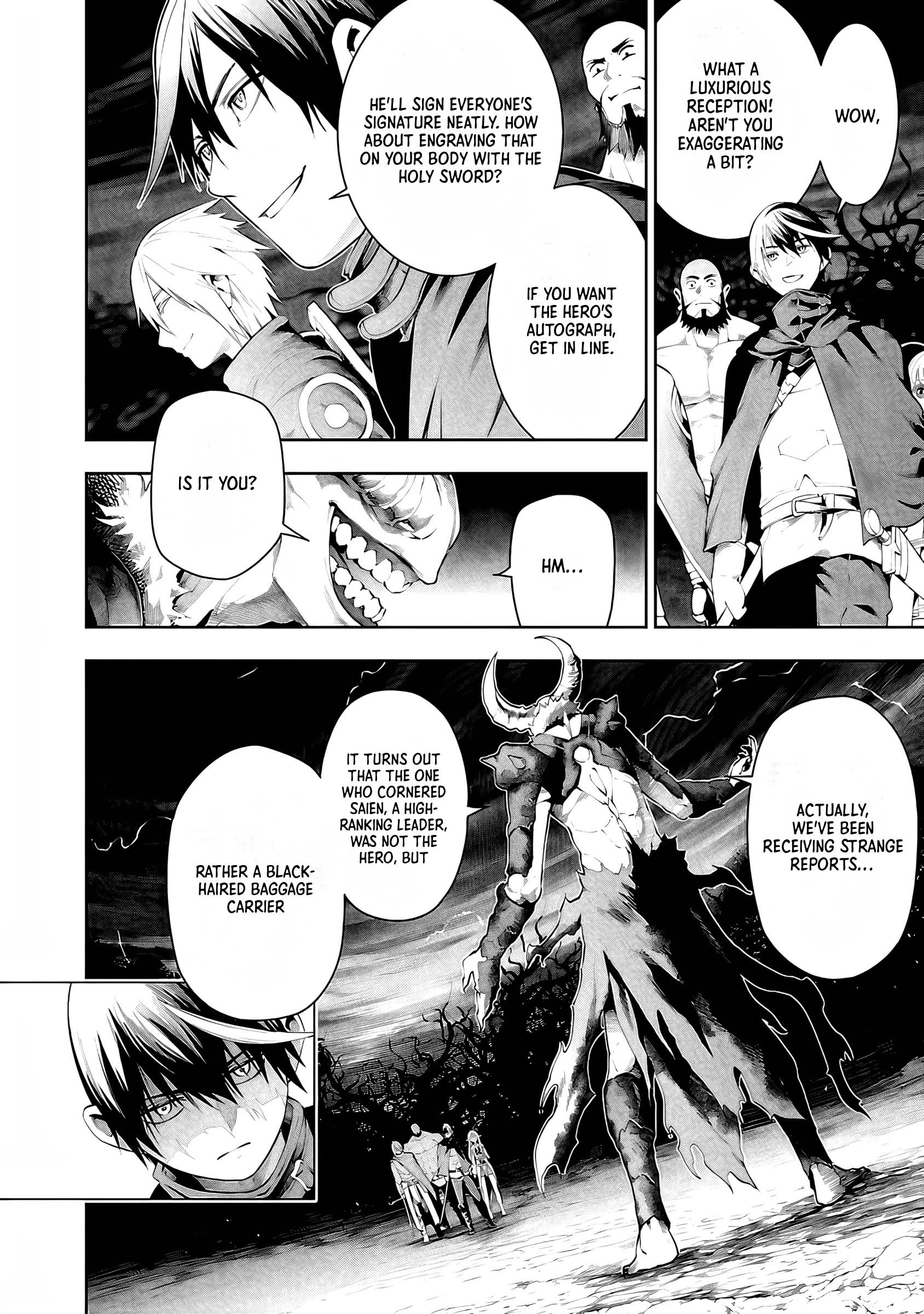 Halaman dari Tsuihousareru Tabi ni Skill wo Te ni Ireta Ore ga, 100 no Isekai de 2-shuume Musou Chapter 14.1