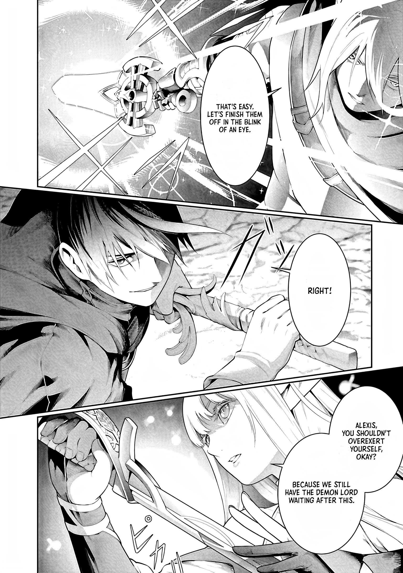 Halaman dari Tsuihousareru Tabi ni Skill wo Te ni Ireta Ore ga, 100 no Isekai de 2-shuume Musou Chapter 14.1