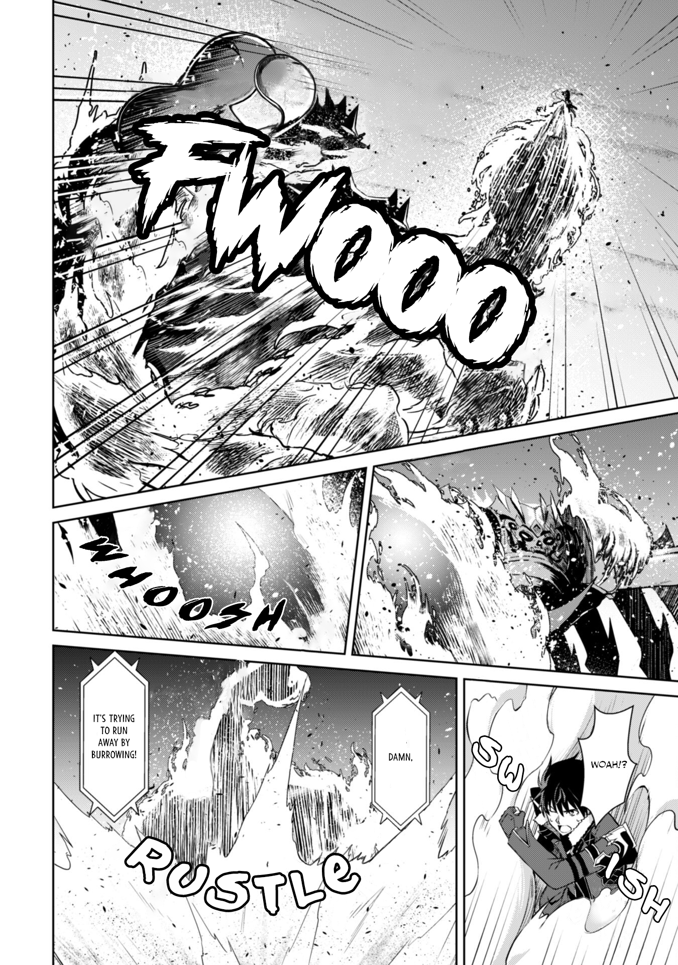 Halaman dari Boushoku no Berserk ~Ore dake Level to Iu Gainen wo Toppa suru~ Chapter 62