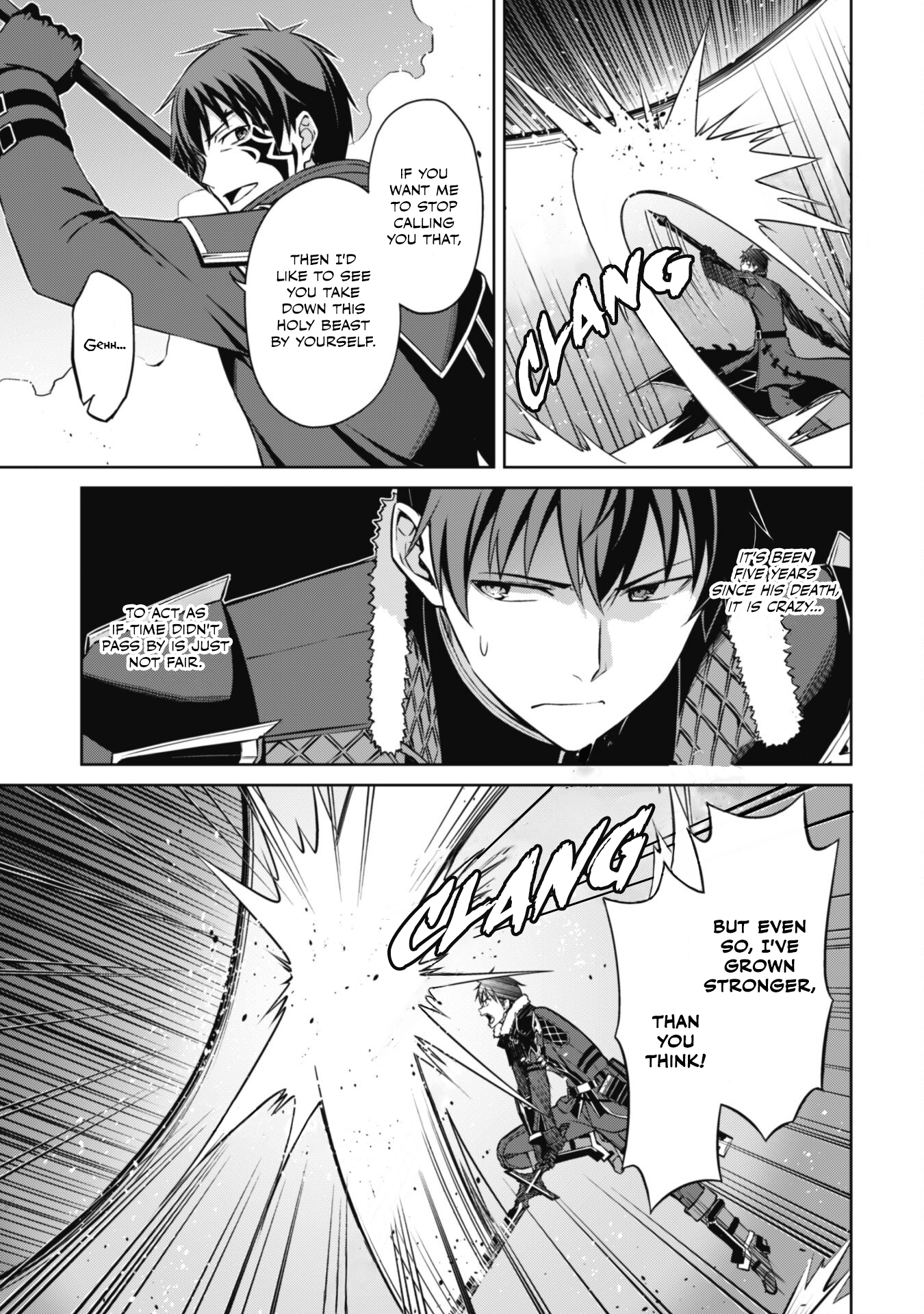 Halaman dari Boushoku no Berserk ~Ore dake Level to Iu Gainen wo Toppa suru~ Chapter 62