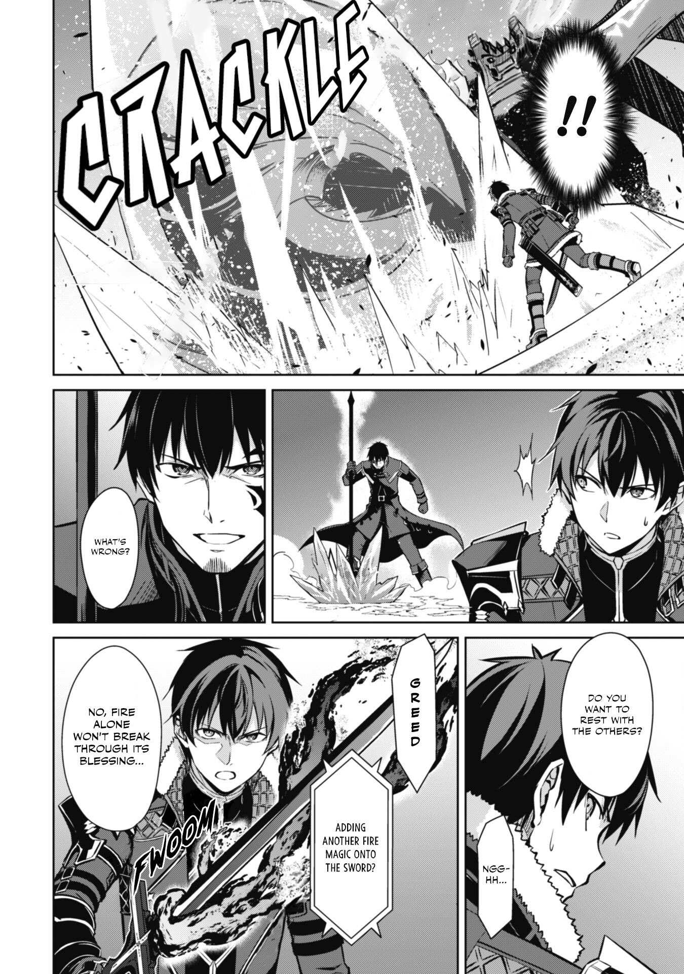 Halaman dari Boushoku no Berserk ~Ore dake Level to Iu Gainen wo Toppa suru~ Chapter 62