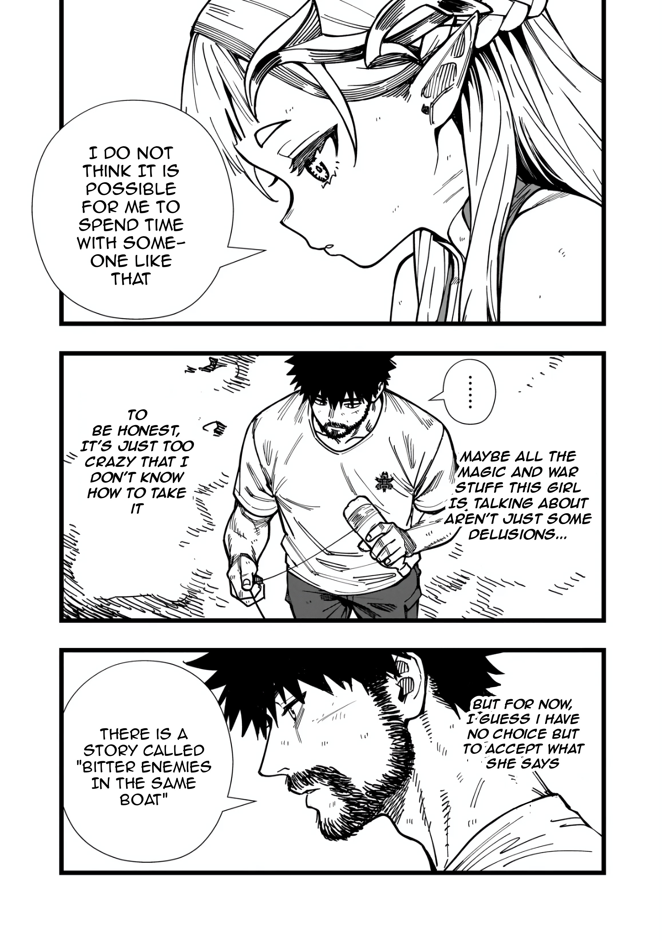 Halaman dari Senki Survival Saga -Isekai no Unmei o Kaketa Mujintou Fujun Iseikouyuu- Chapter 8