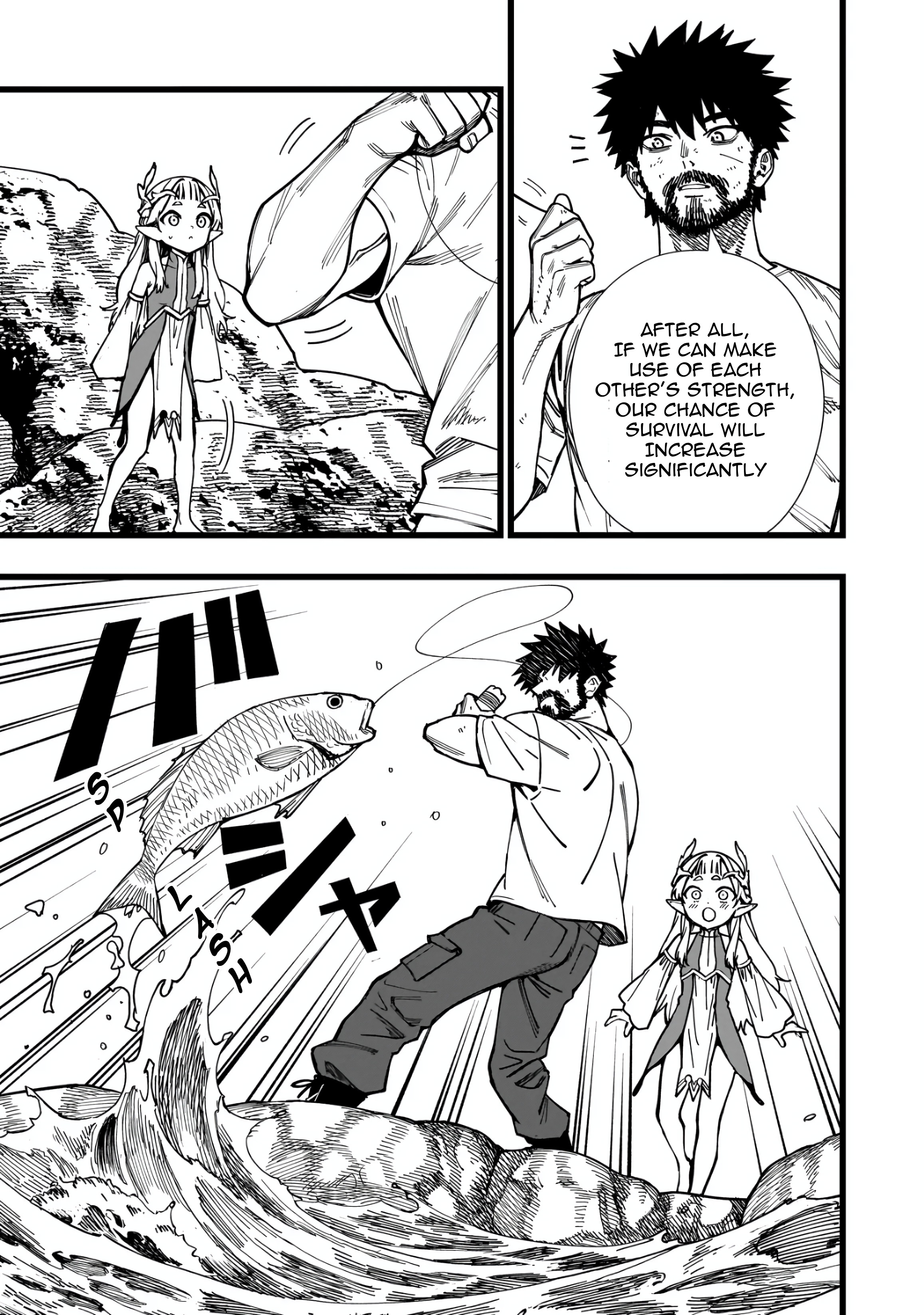Halaman dari Senki Survival Saga -Isekai no Unmei o Kaketa Mujintou Fujun Iseikouyuu- Chapter 8