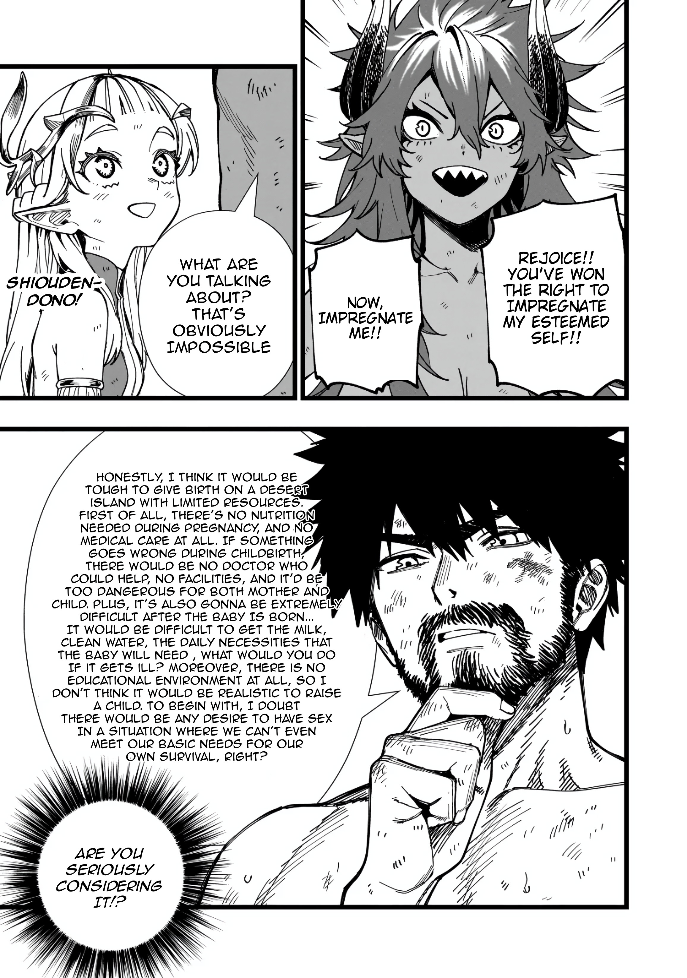 Halaman dari Senki Survival Saga -Isekai no Unmei o Kaketa Mujintou Fujun Iseikouyuu- Chapter 8