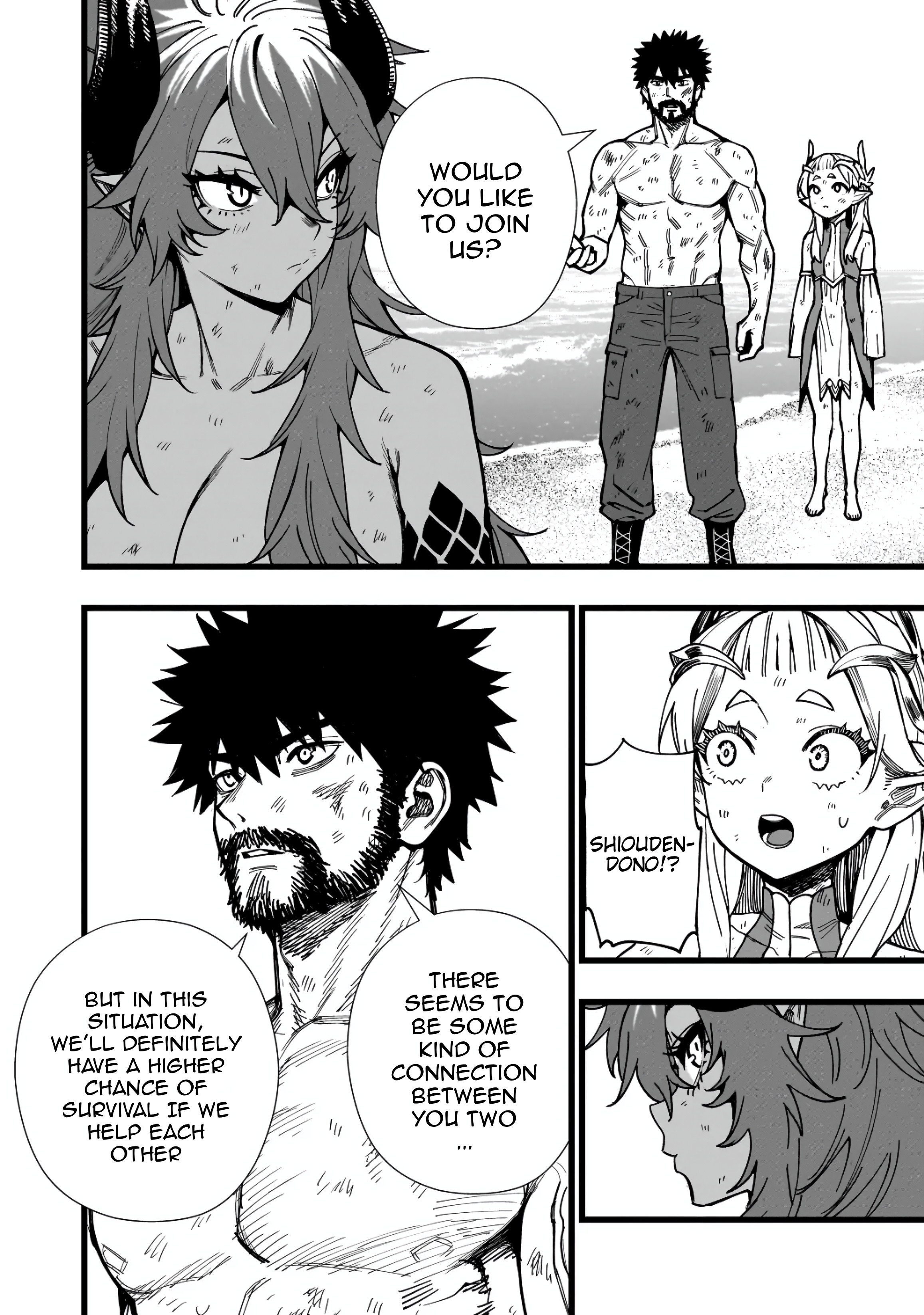 Halaman dari Senki Survival Saga -Isekai no Unmei o Kaketa Mujintou Fujun Iseikouyuu- Chapter 8