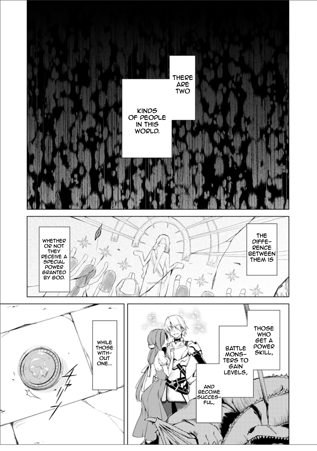 Halaman dari Boushoku no Berserk ~Ore dake Level to Iu Gainen wo Toppa suru~ Chapter 0