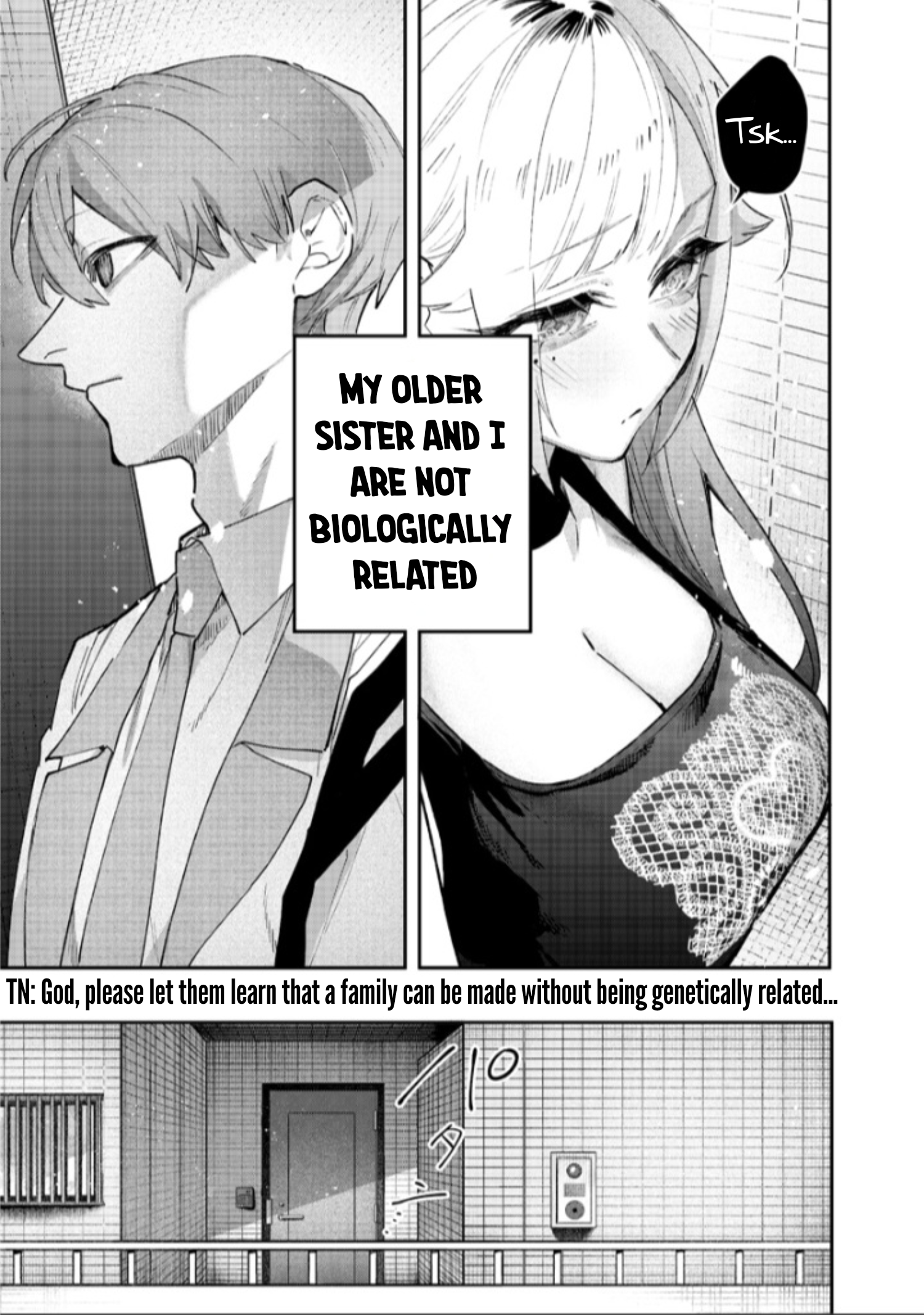 Halaman dari Namaiki na Gal Ane wo Wakaraseru Hanashi Chapter 1