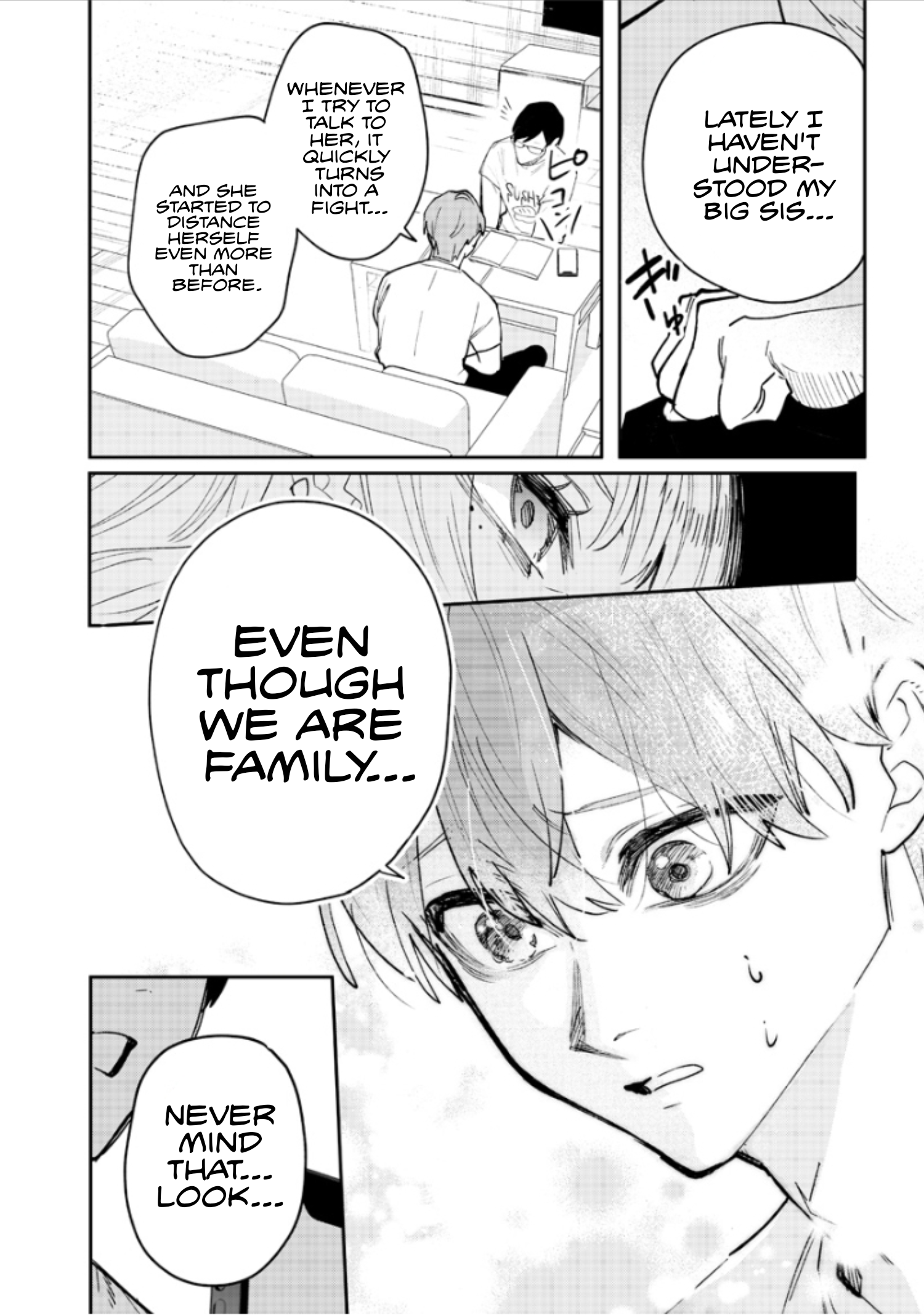 Halaman dari Namaiki na Gal Ane wo Wakaraseru Hanashi Chapter 1