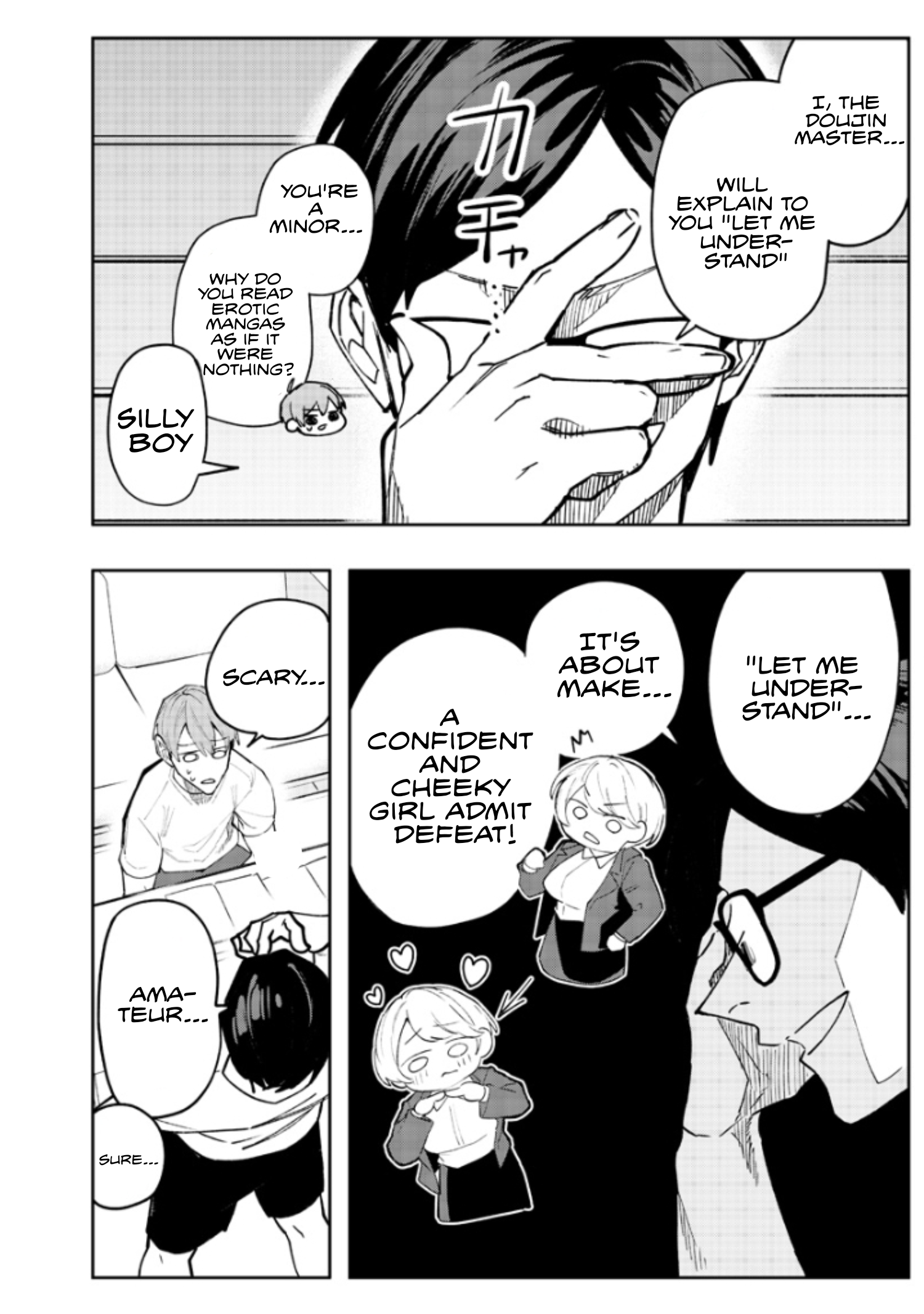 Halaman dari Namaiki na Gal Ane wo Wakaraseru Hanashi Chapter 1
