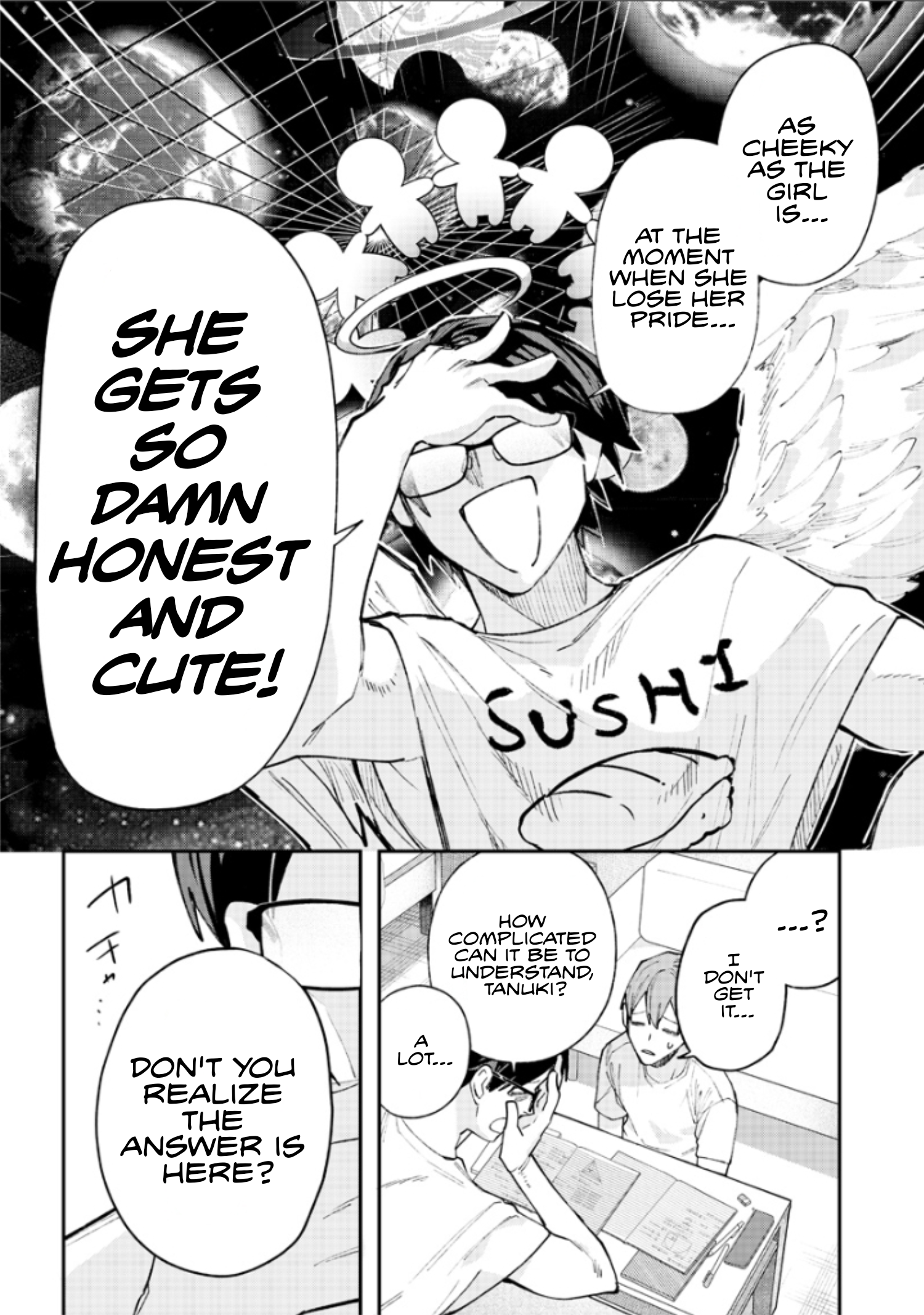 Halaman dari Namaiki na Gal Ane wo Wakaraseru Hanashi Chapter 1