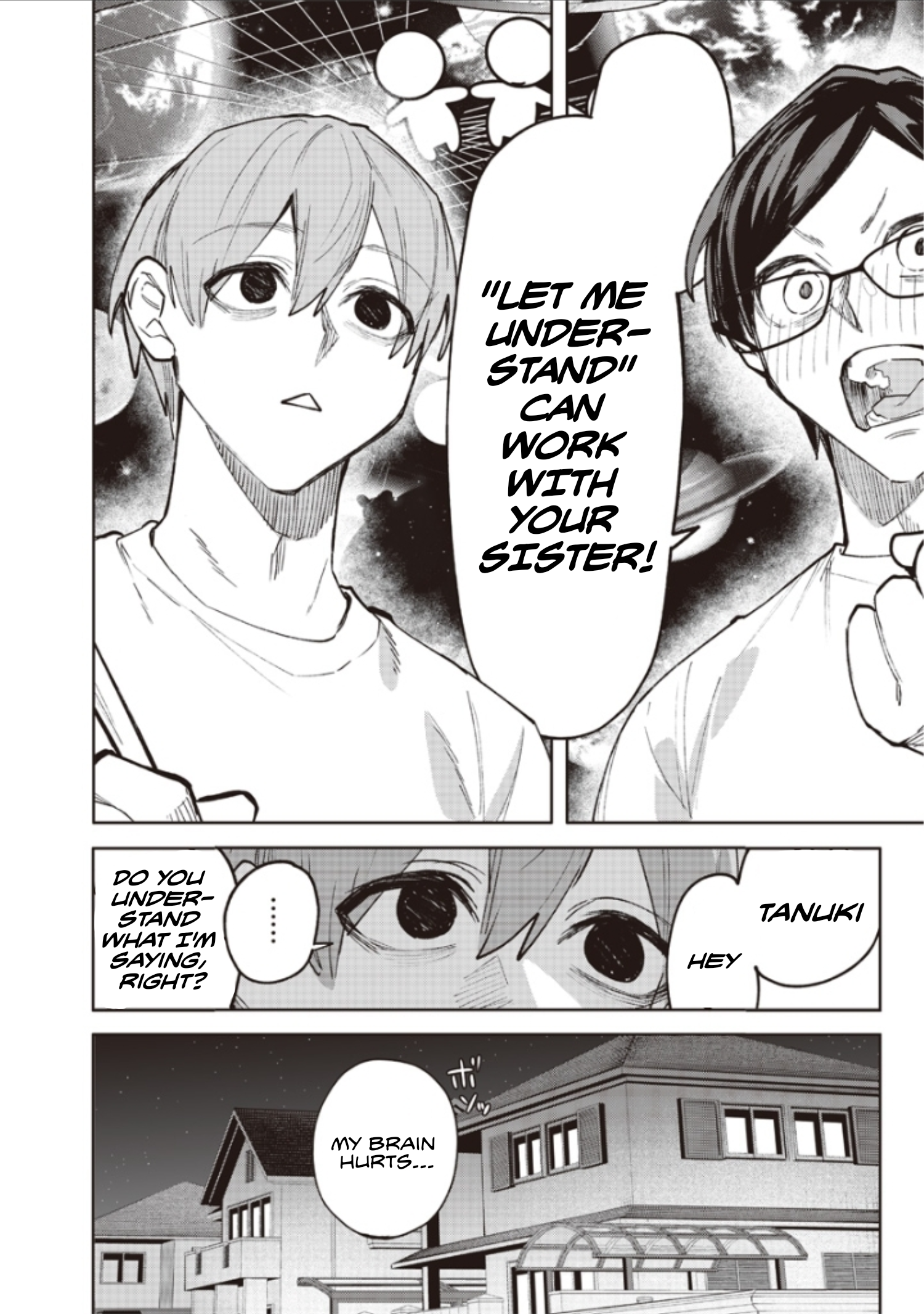 Halaman dari Namaiki na Gal Ane wo Wakaraseru Hanashi Chapter 1