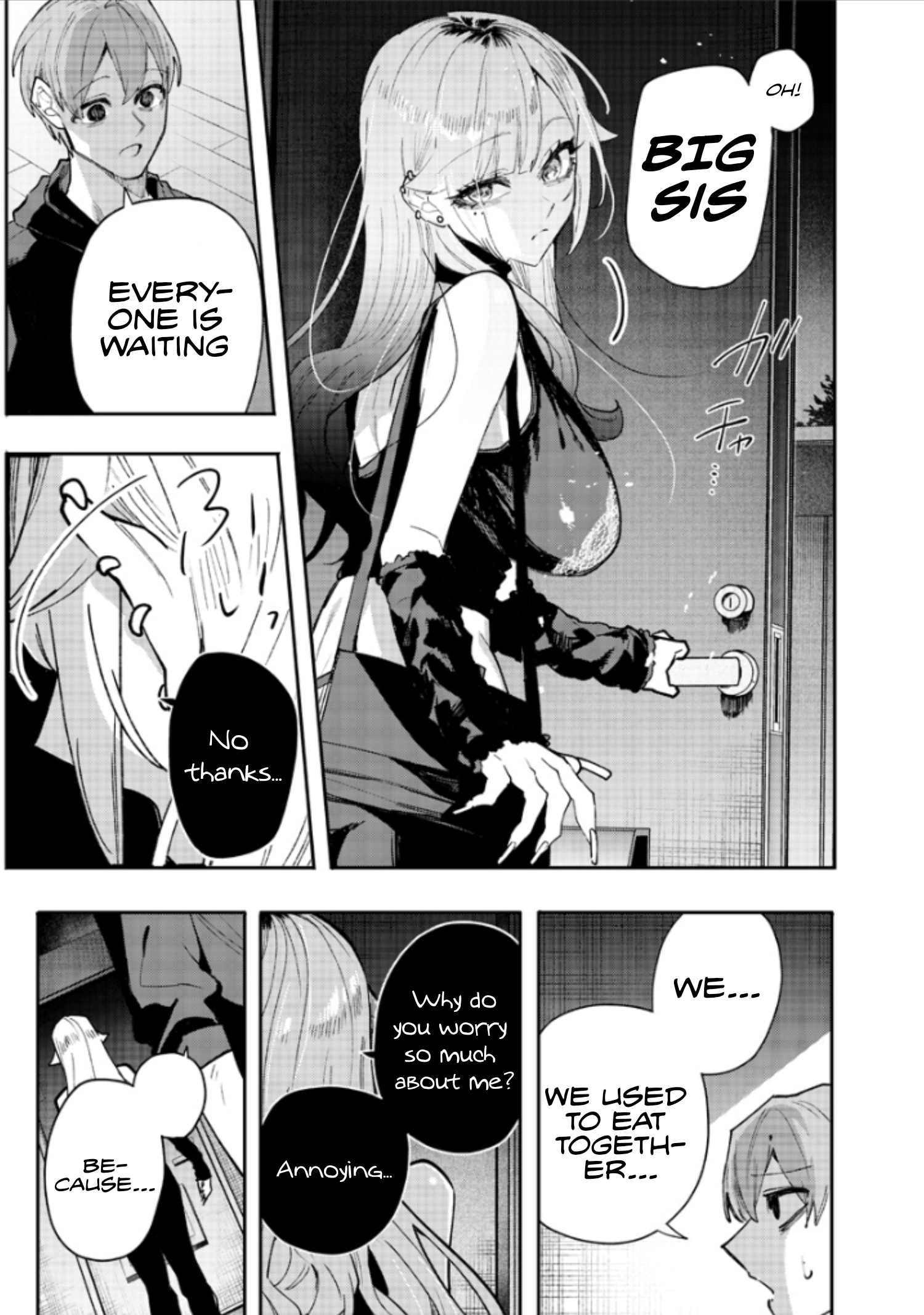 Halaman dari Namaiki na Gal Ane wo Wakaraseru Hanashi Chapter 1