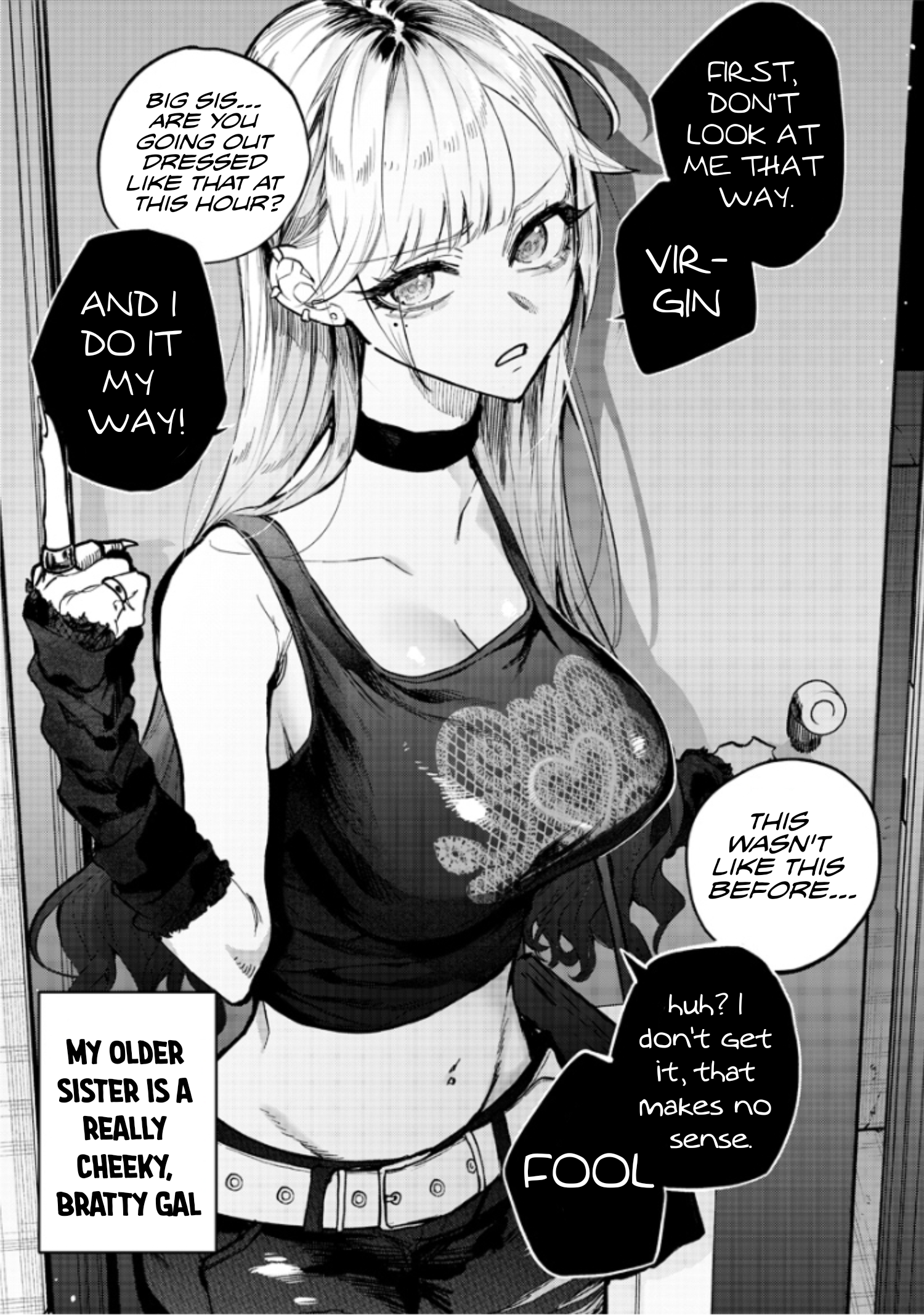 Halaman dari Namaiki na Gal Ane wo Wakaraseru Hanashi Chapter 1